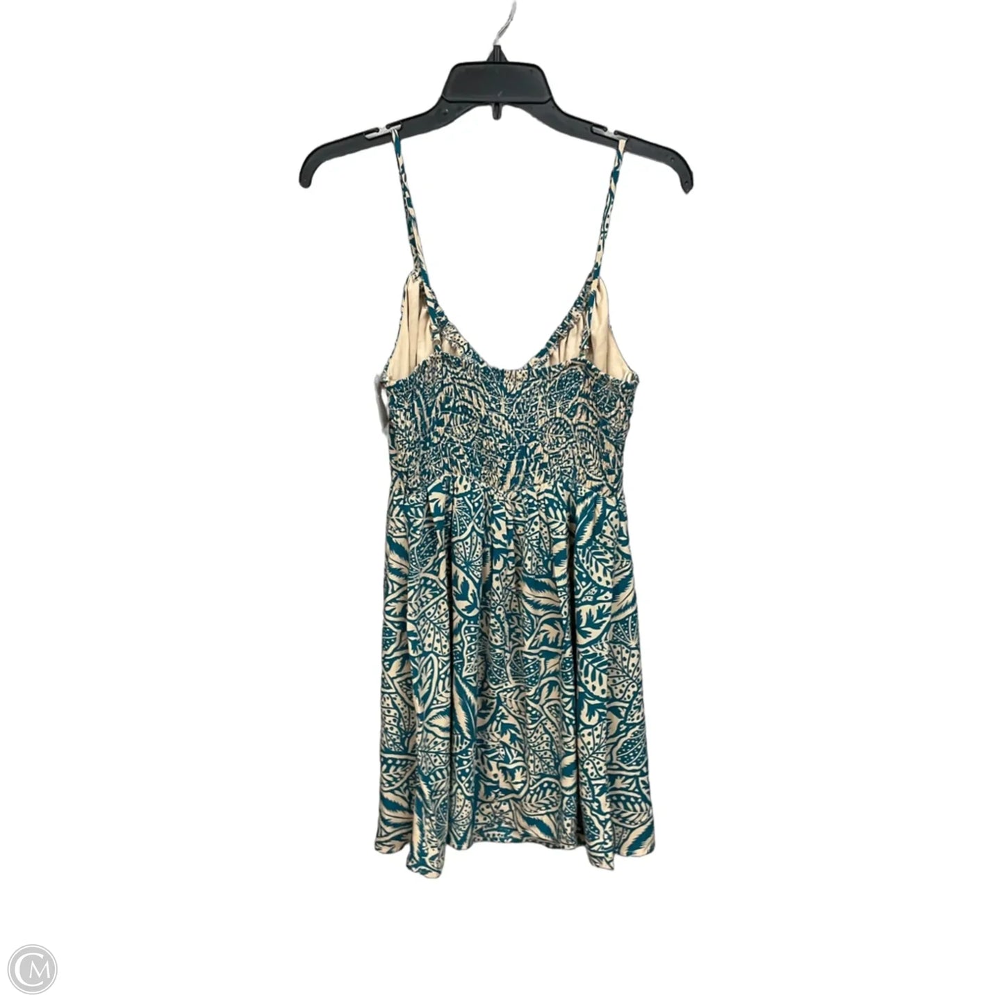 Dress Casual Short By Sienna Sky In Green & Tan, Size: S
