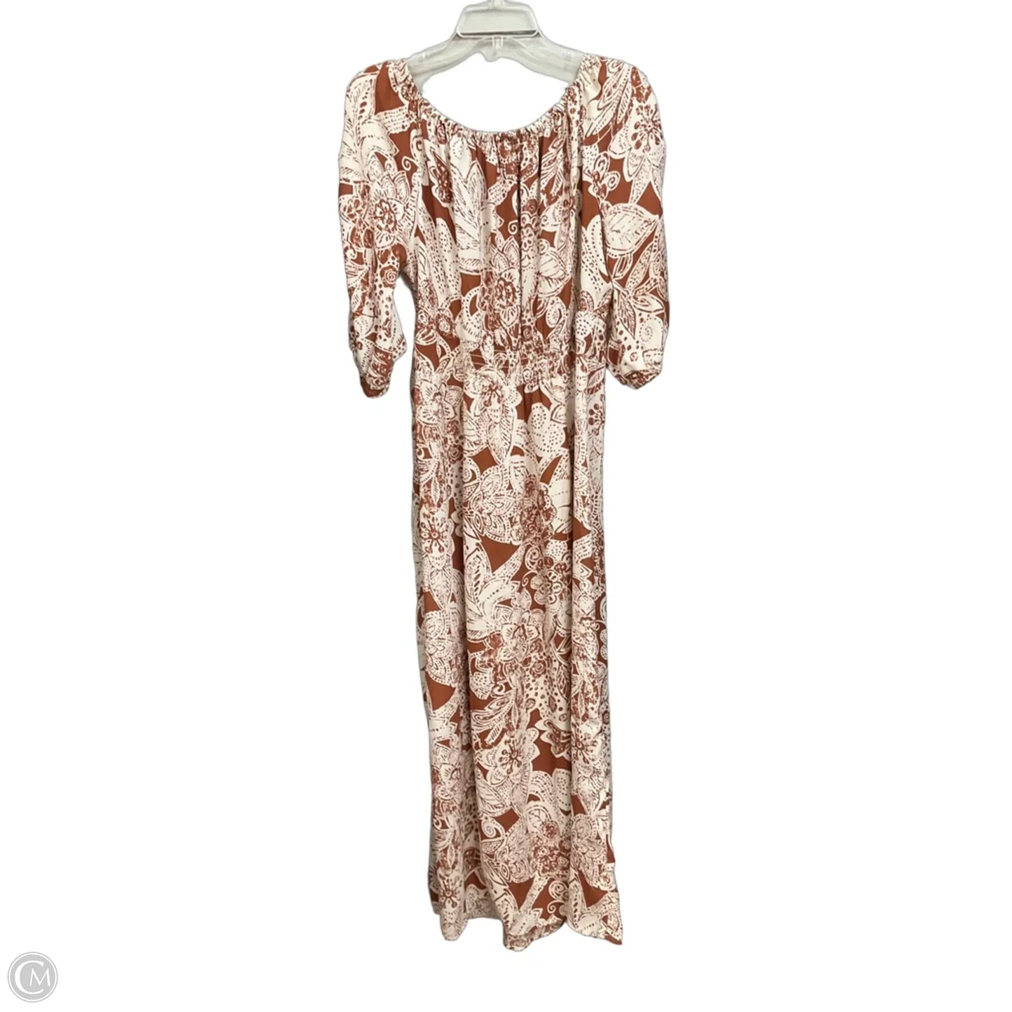 Dress Casual Maxi By Ava James In Floral Print, Size: Xl