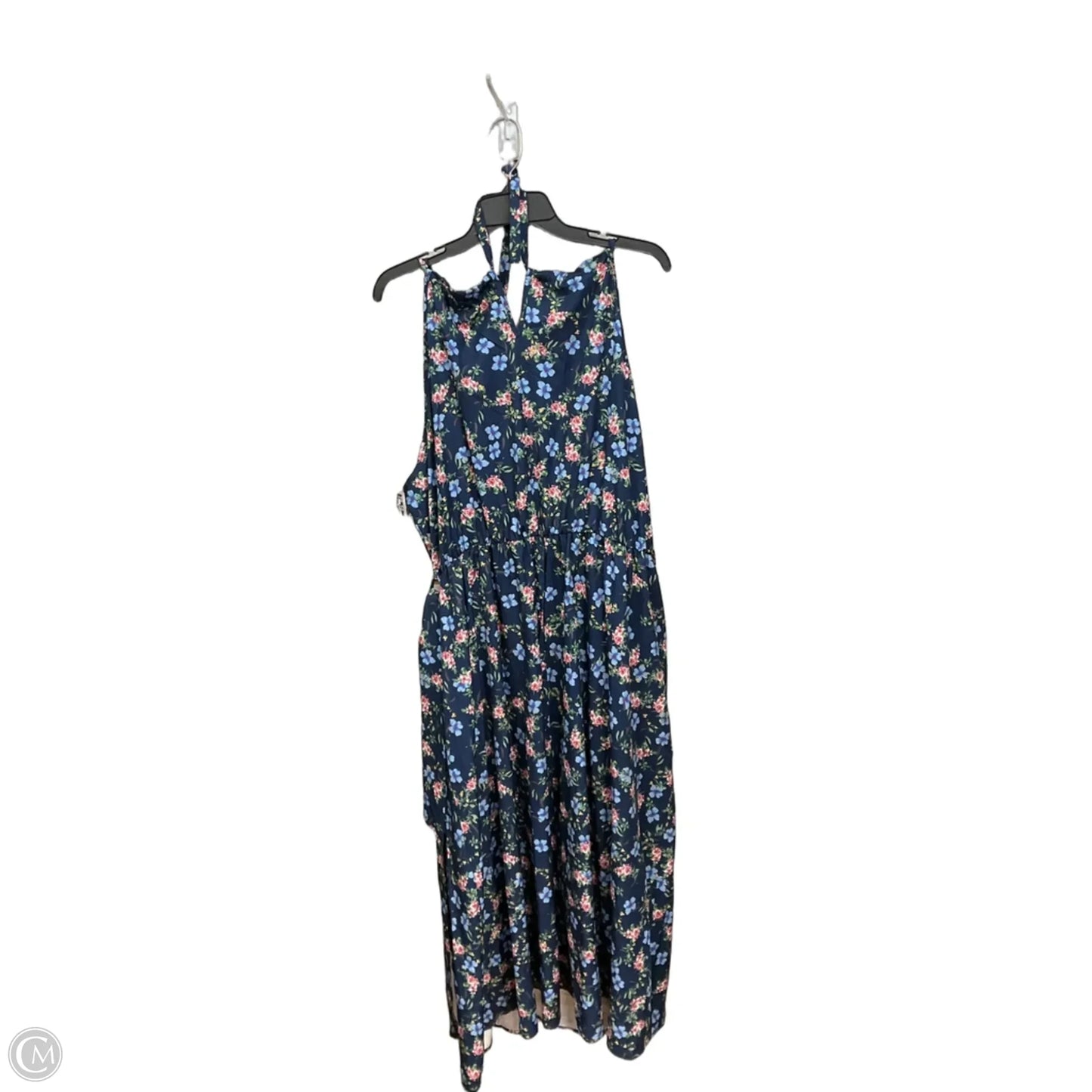Dress Casual Midi By Bloomchic In Floral Print, Size: 1x