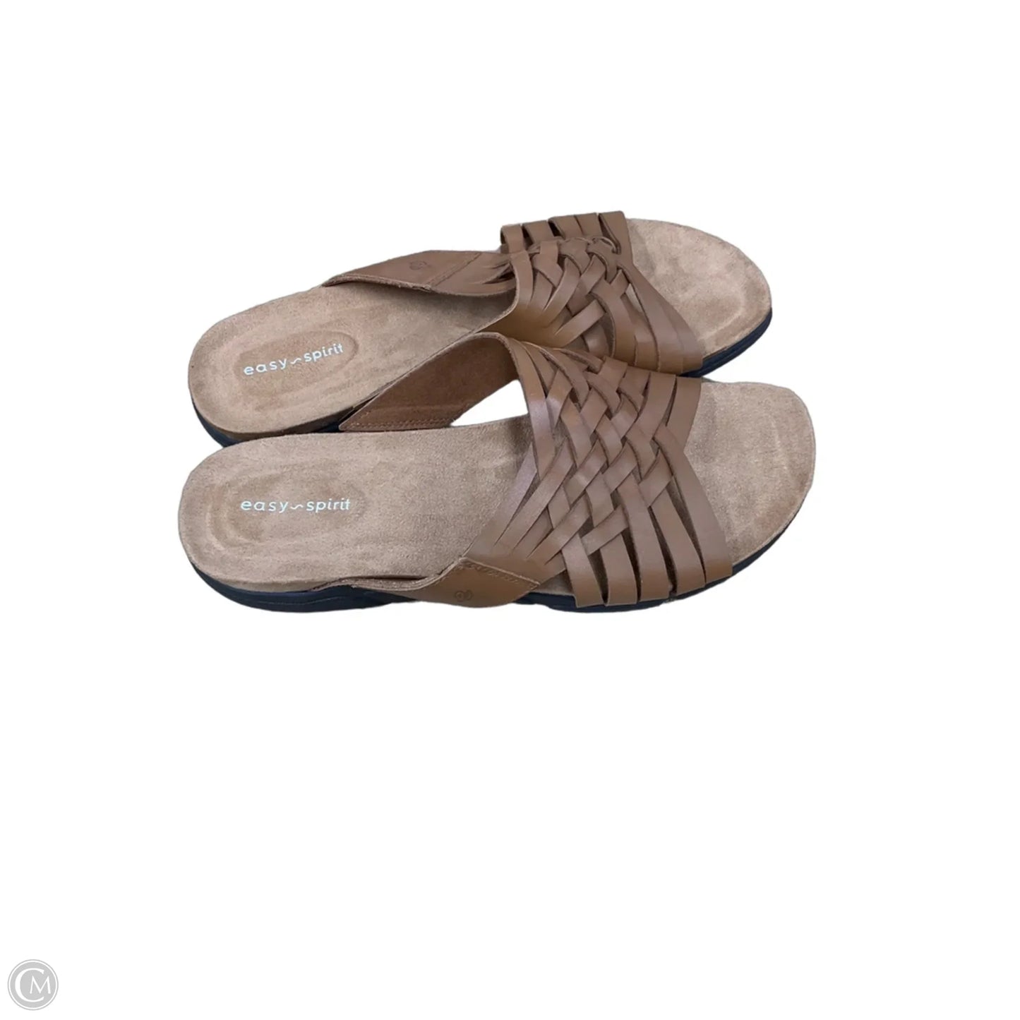 Sandals Flats By Easy Spirit In Tan, Size: 10