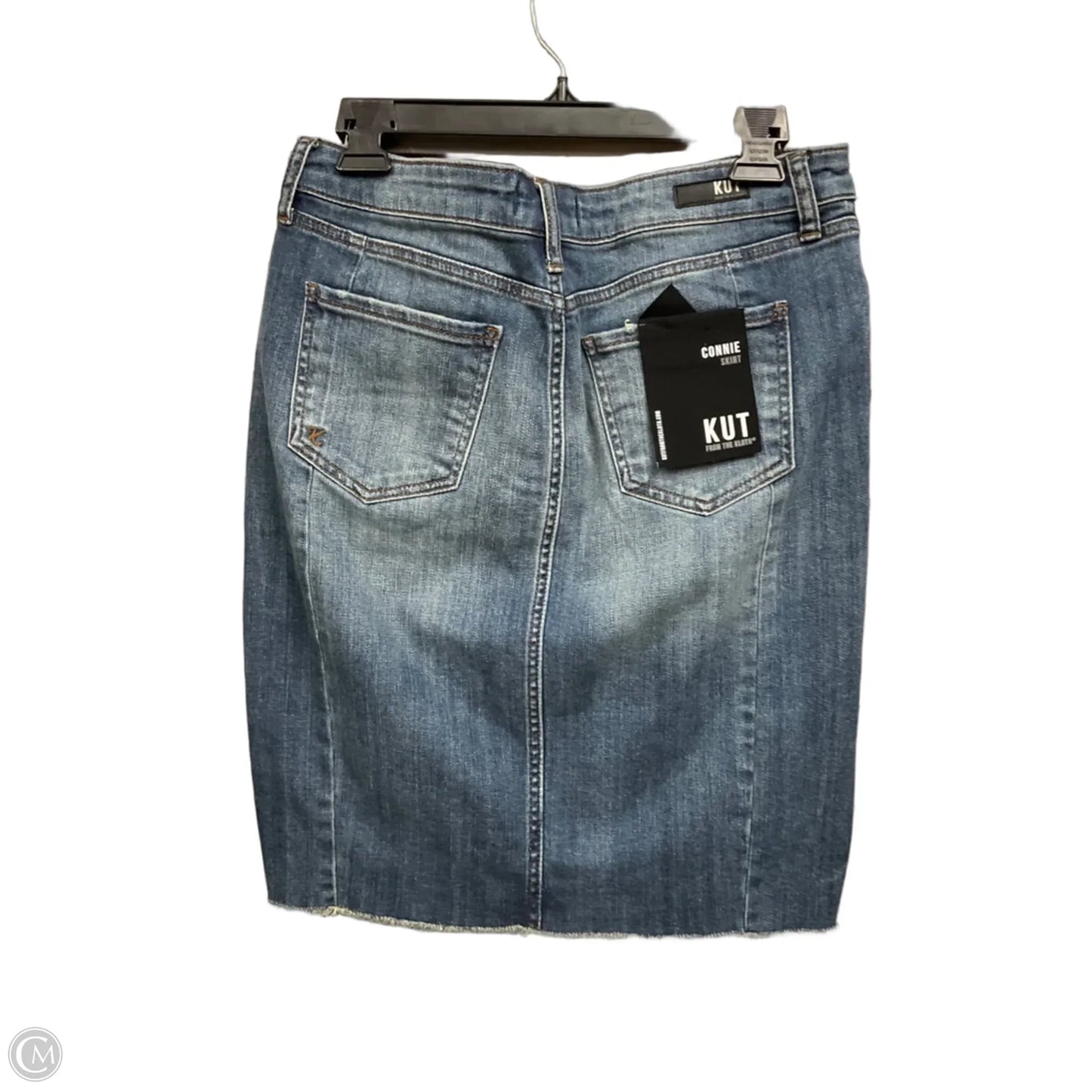 Skirt Mini & Short By Kut In Blue Denim, Size: 8