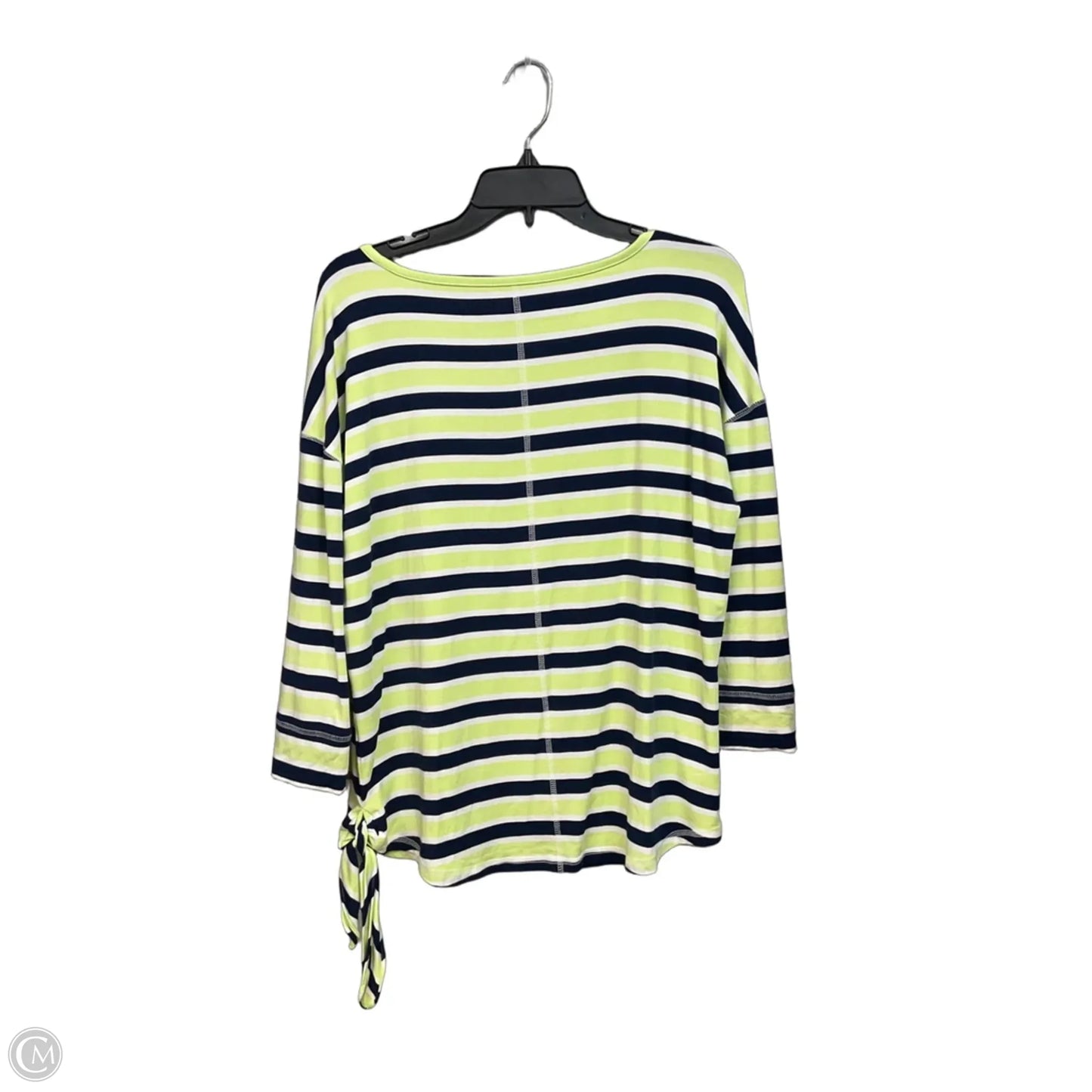 Top Long Sleeve By Talbots In Striped Pattern, Size: Lp