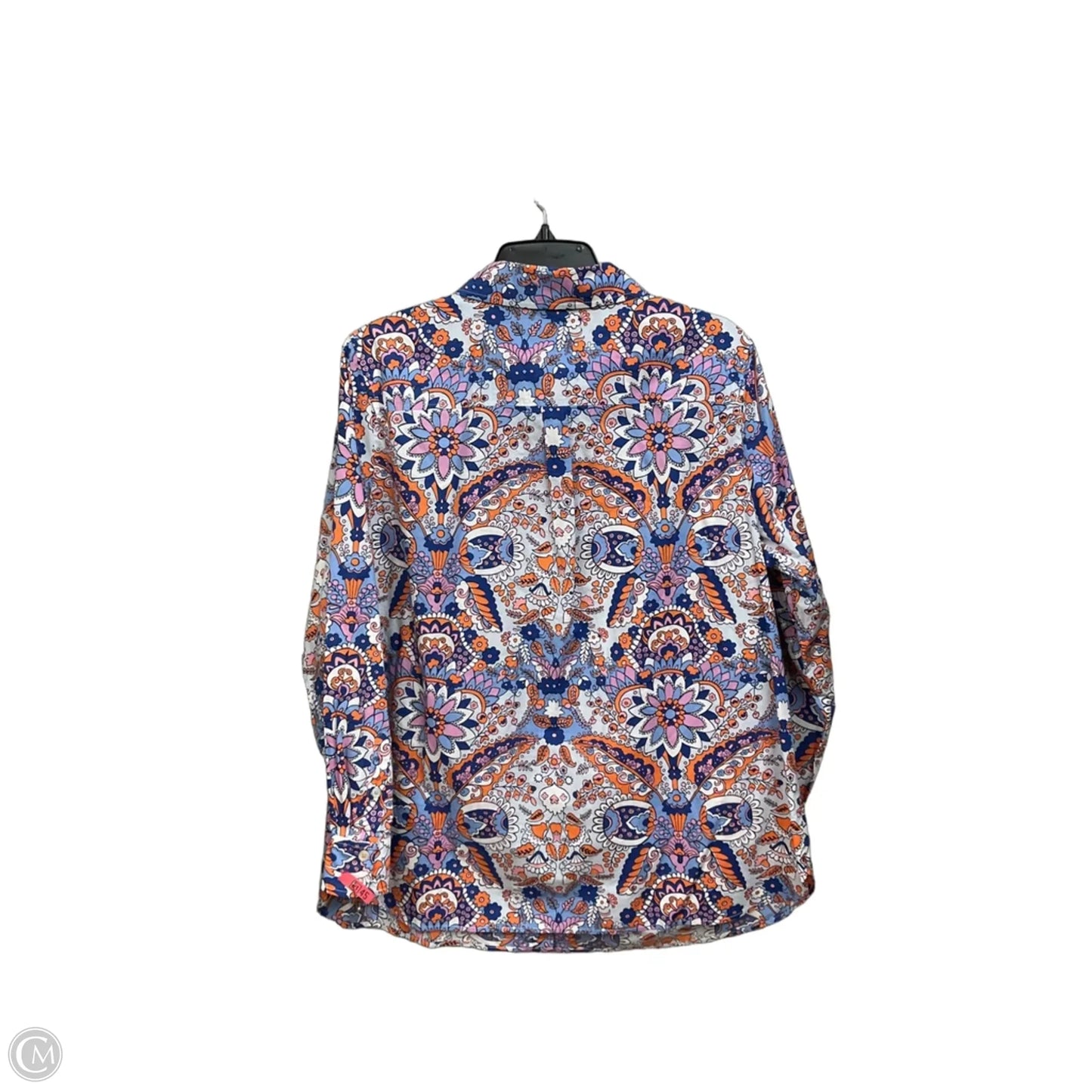 Blouse Long Sleeve By Talbots In Floral Print, Size: 1x