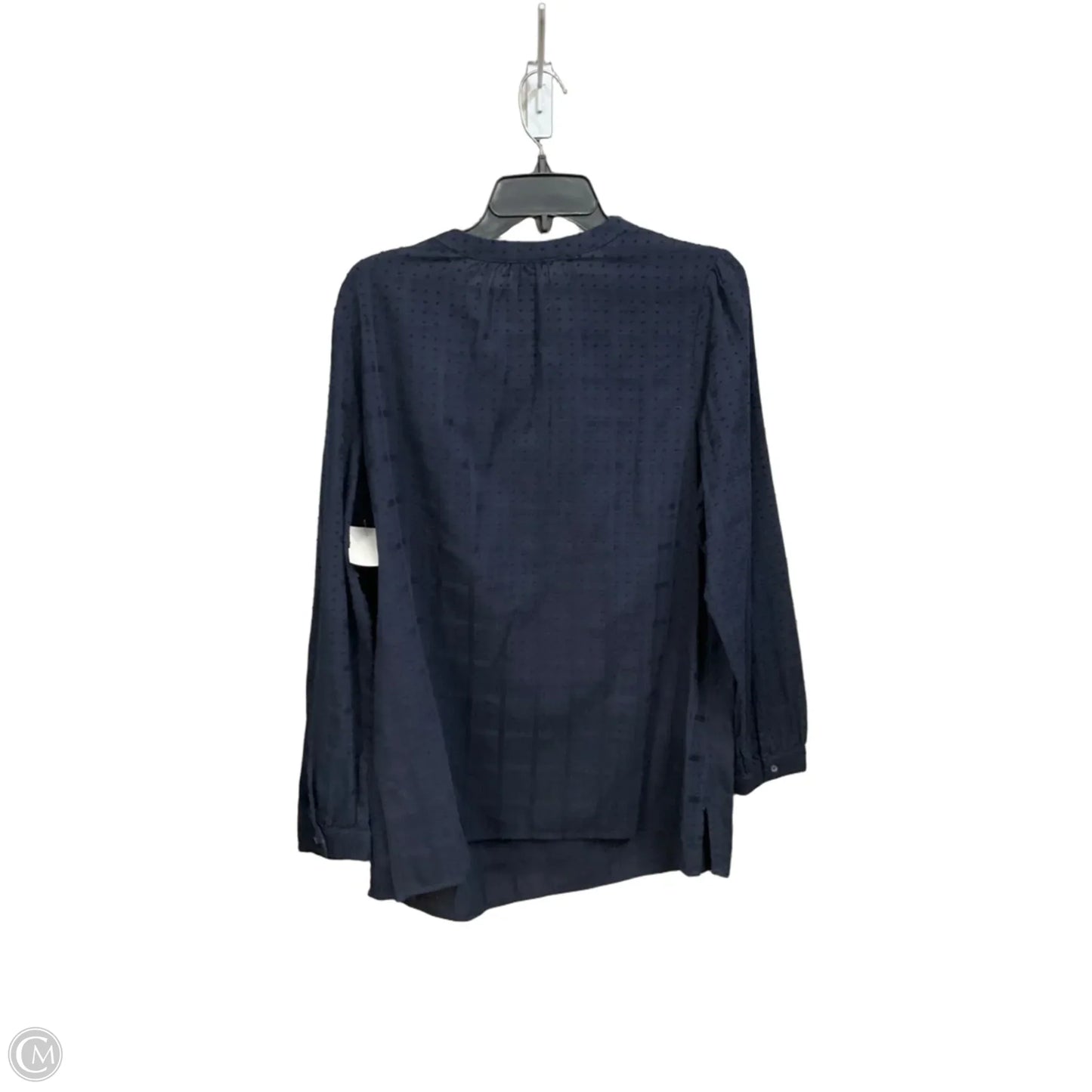 Blouse Long Sleeve By Talbots In Blue, Size: 1x