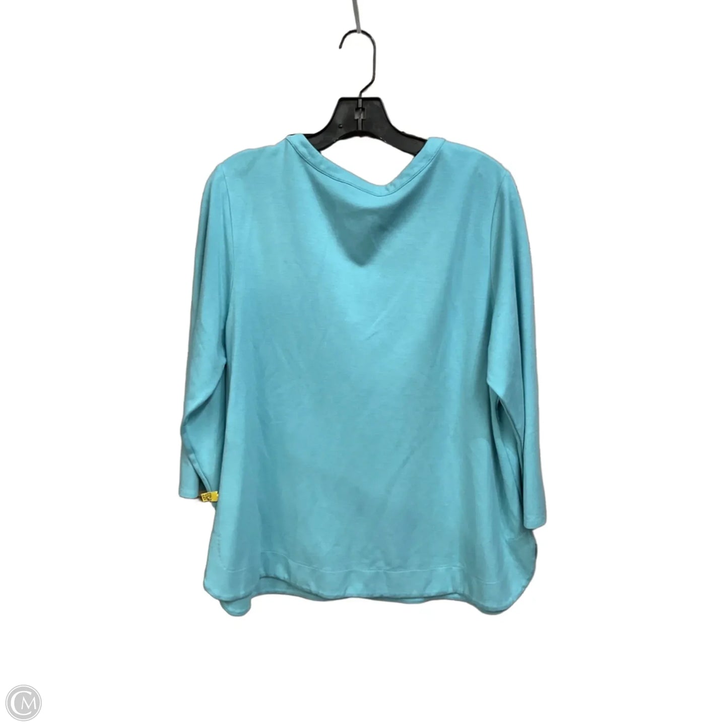 Top Long Sleeve By J. Jill In Teal, Size: Xl