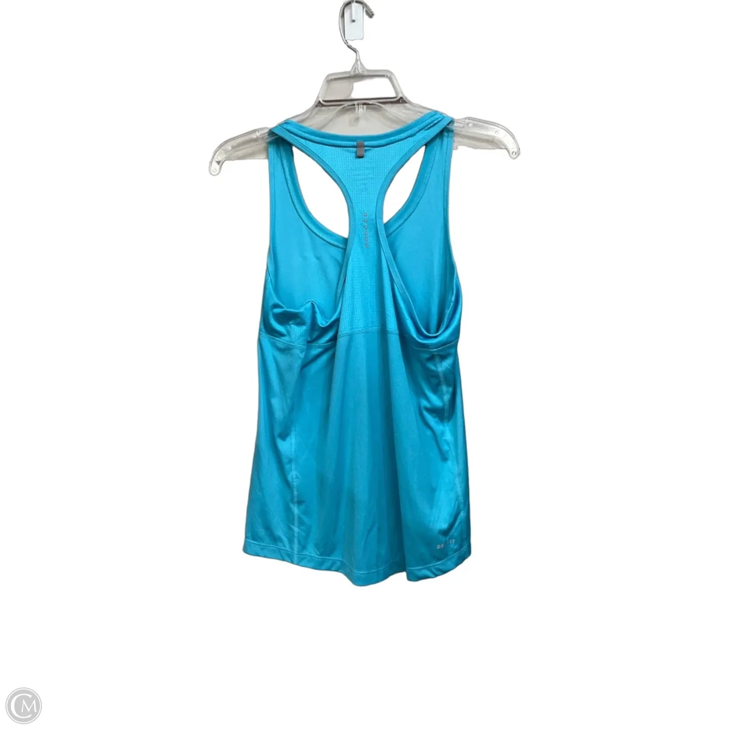 Athletic Tank Top By Nike Apparel In Aqua, Size: M
