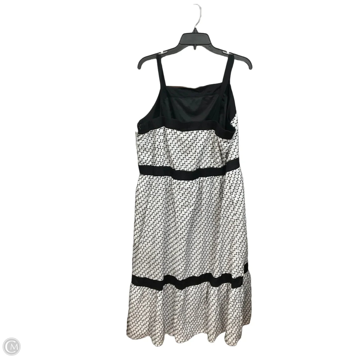 Dress Casual Midi By Lane Bryant In Black & White, Size: 2x