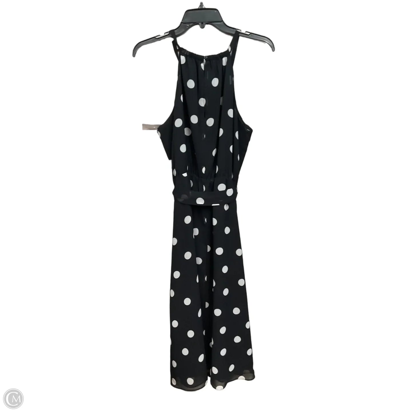 Dress Casual Midi By Banana Republic In Polkadot Pattern, Size: 10
