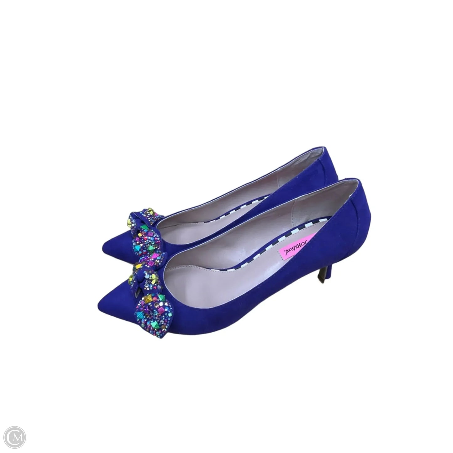Shoes Heels Stiletto By Betsey Johnson In Purple, Size: 10