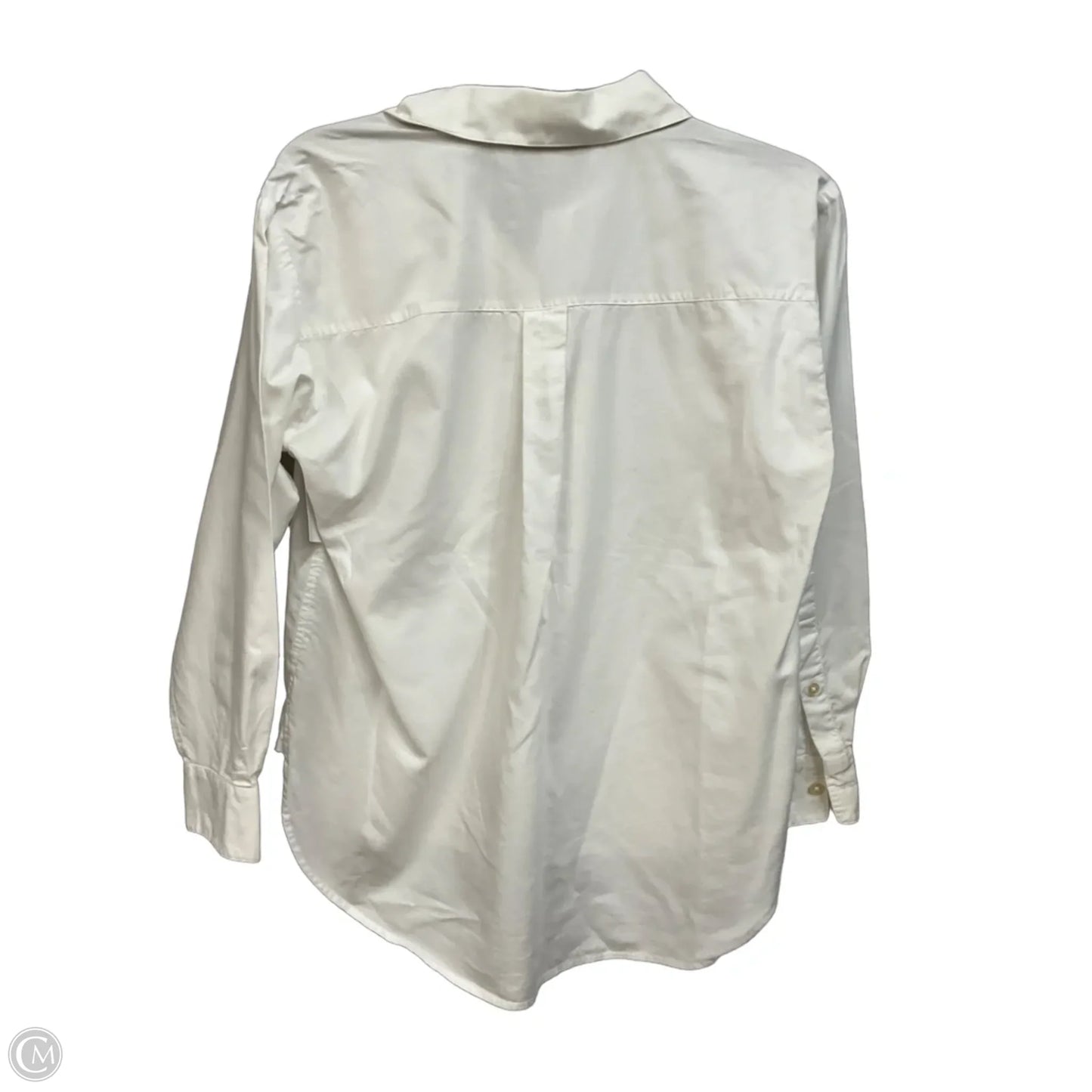 Top Long Sleeve By Loft In White, Size: Xsp