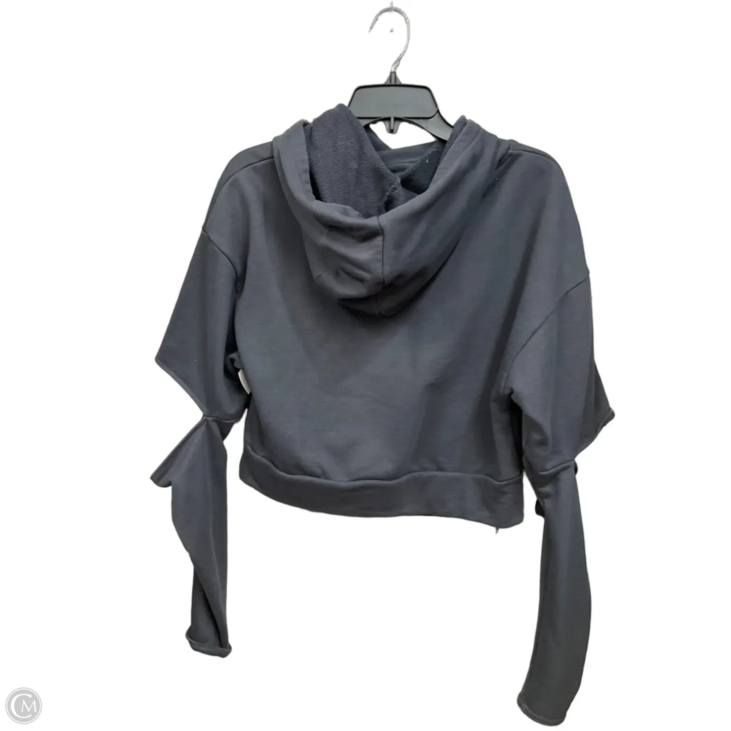 Athletic Sweatshirt Hoodie By Alo In Grey, Size: S