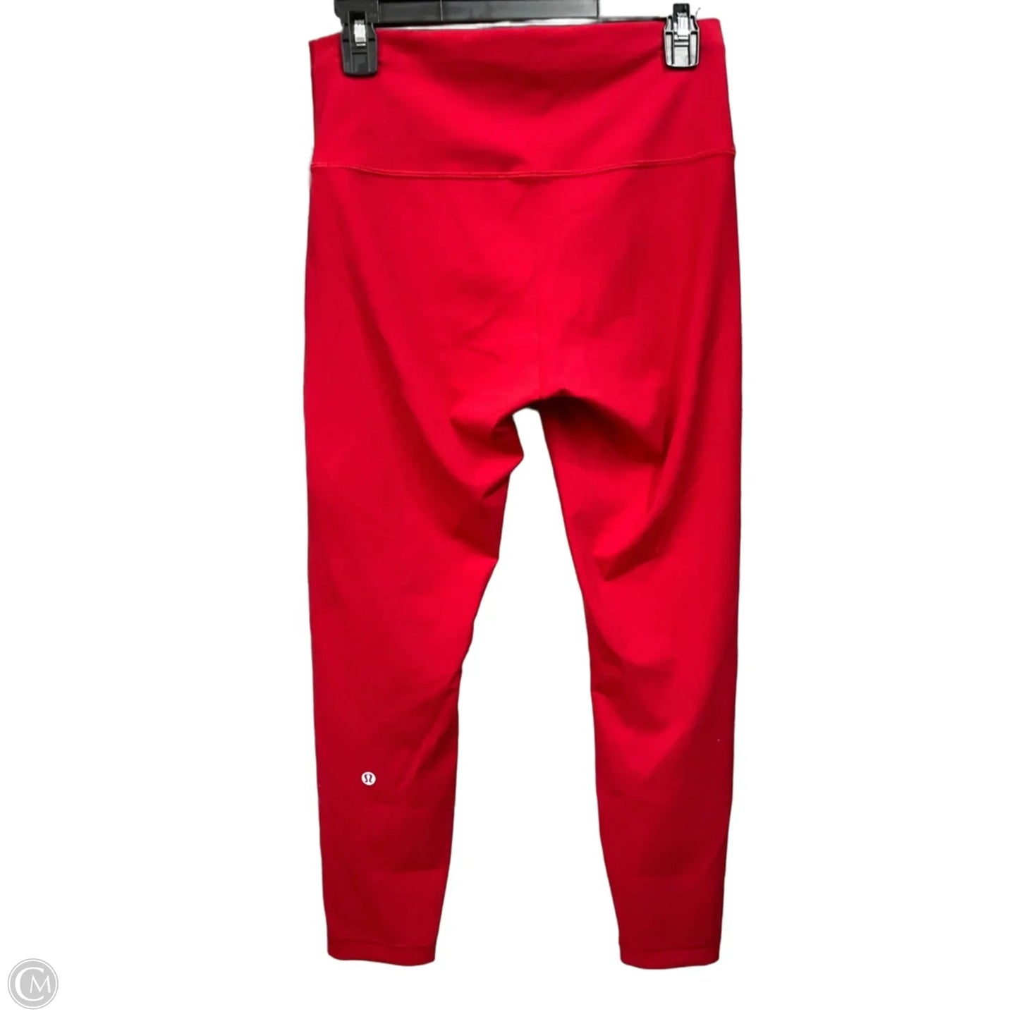 Athletic Leggings By Lululemon In Red, Size: M