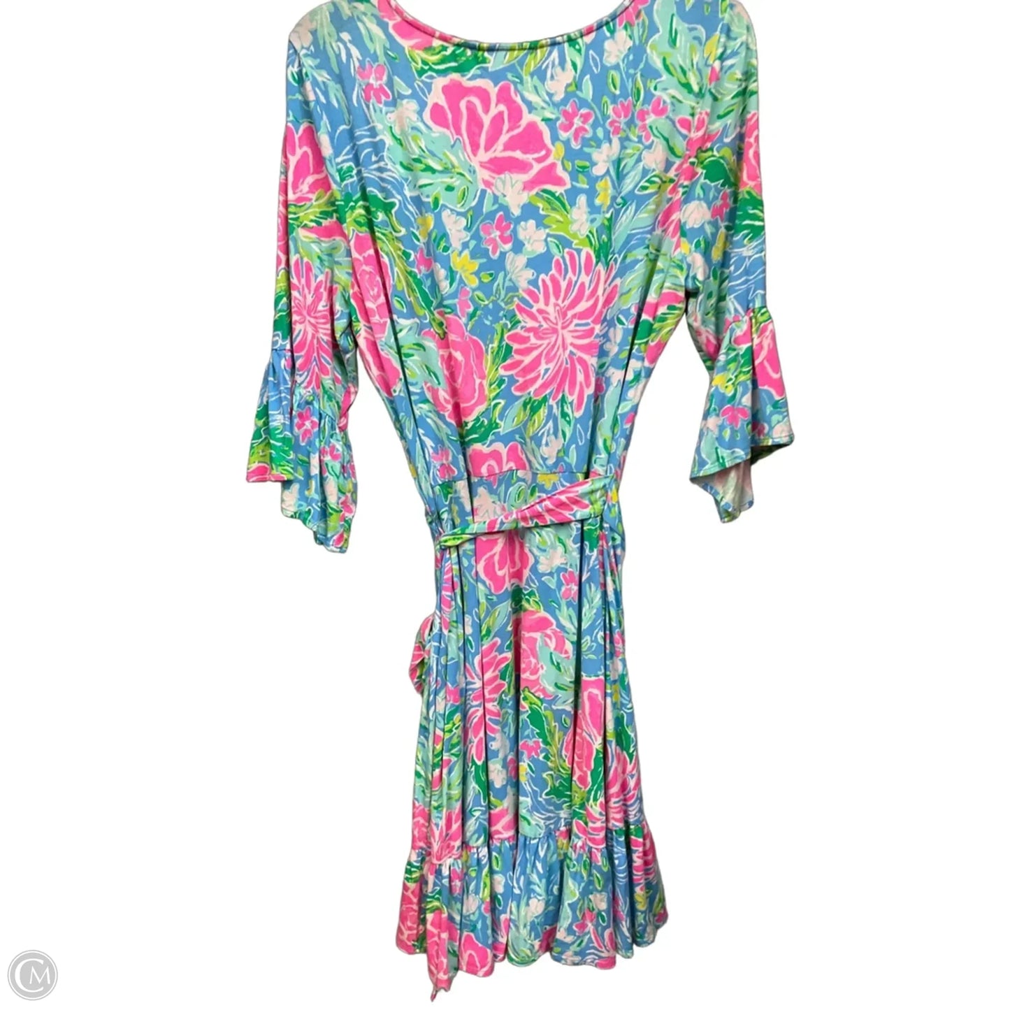Dress Designer By Lilly Pulitzer In Floral Print, Size: Xl