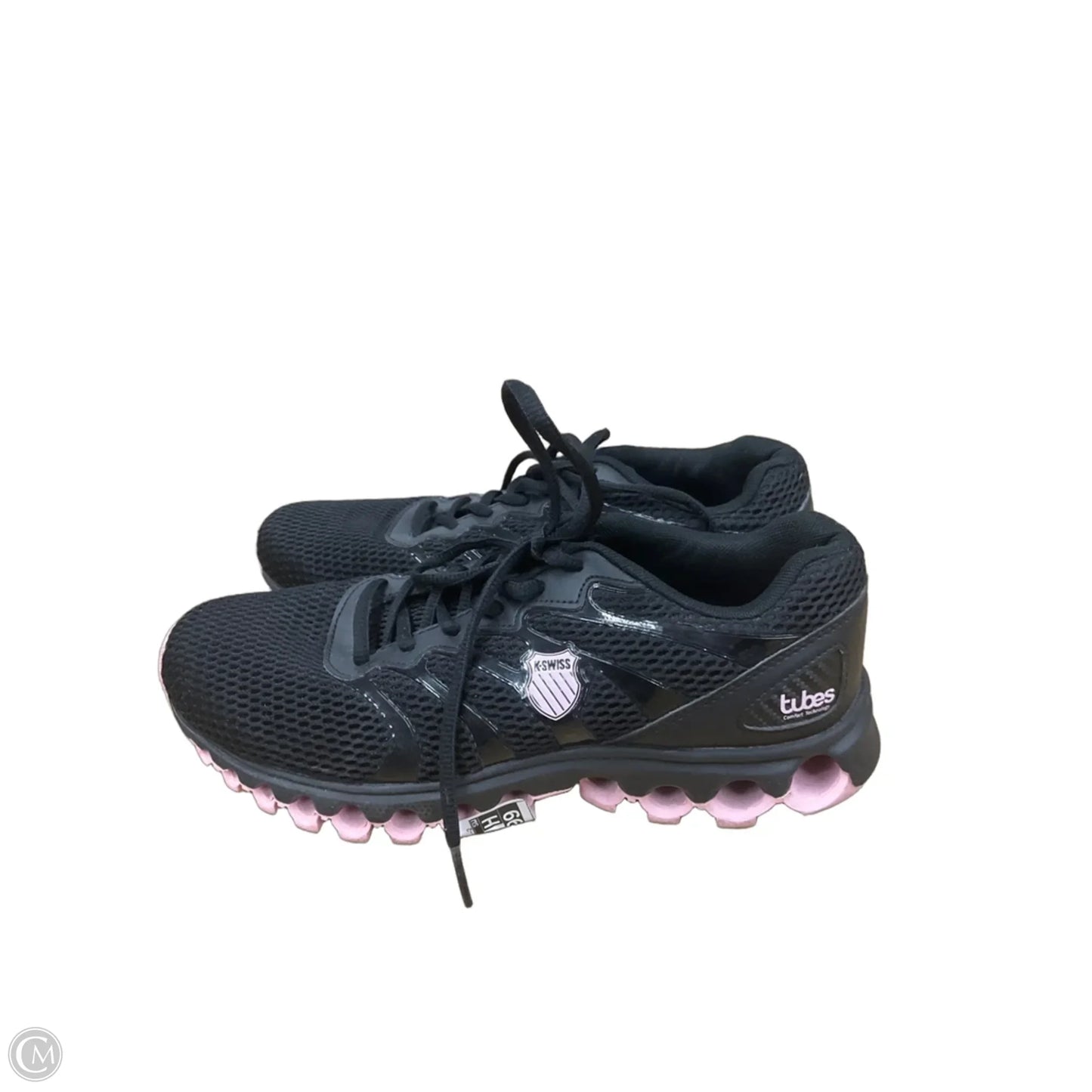 Shoes Athletic By K Swiss In Black & Pink, Size: 9
