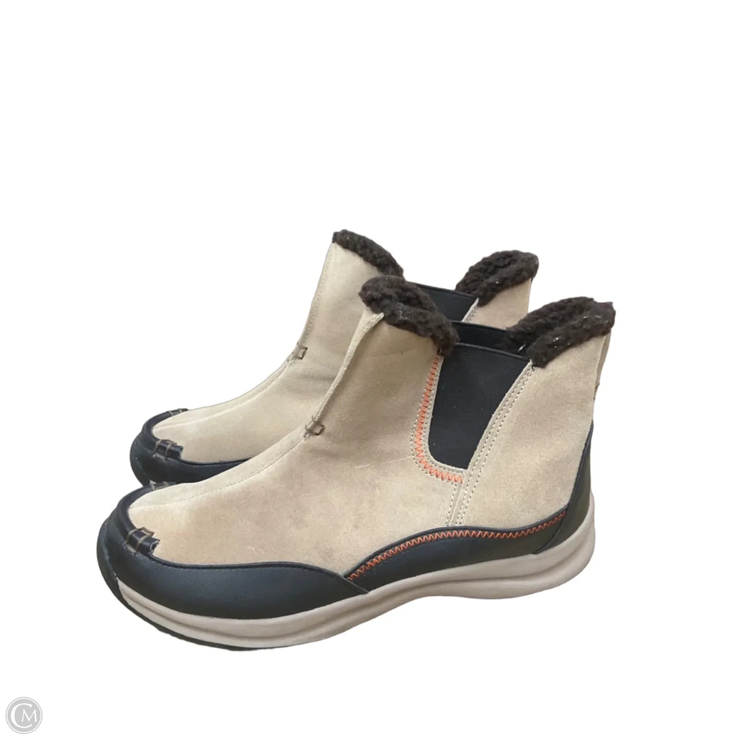 Boots Snow By Lands End In Brown & Tan, Size: 9