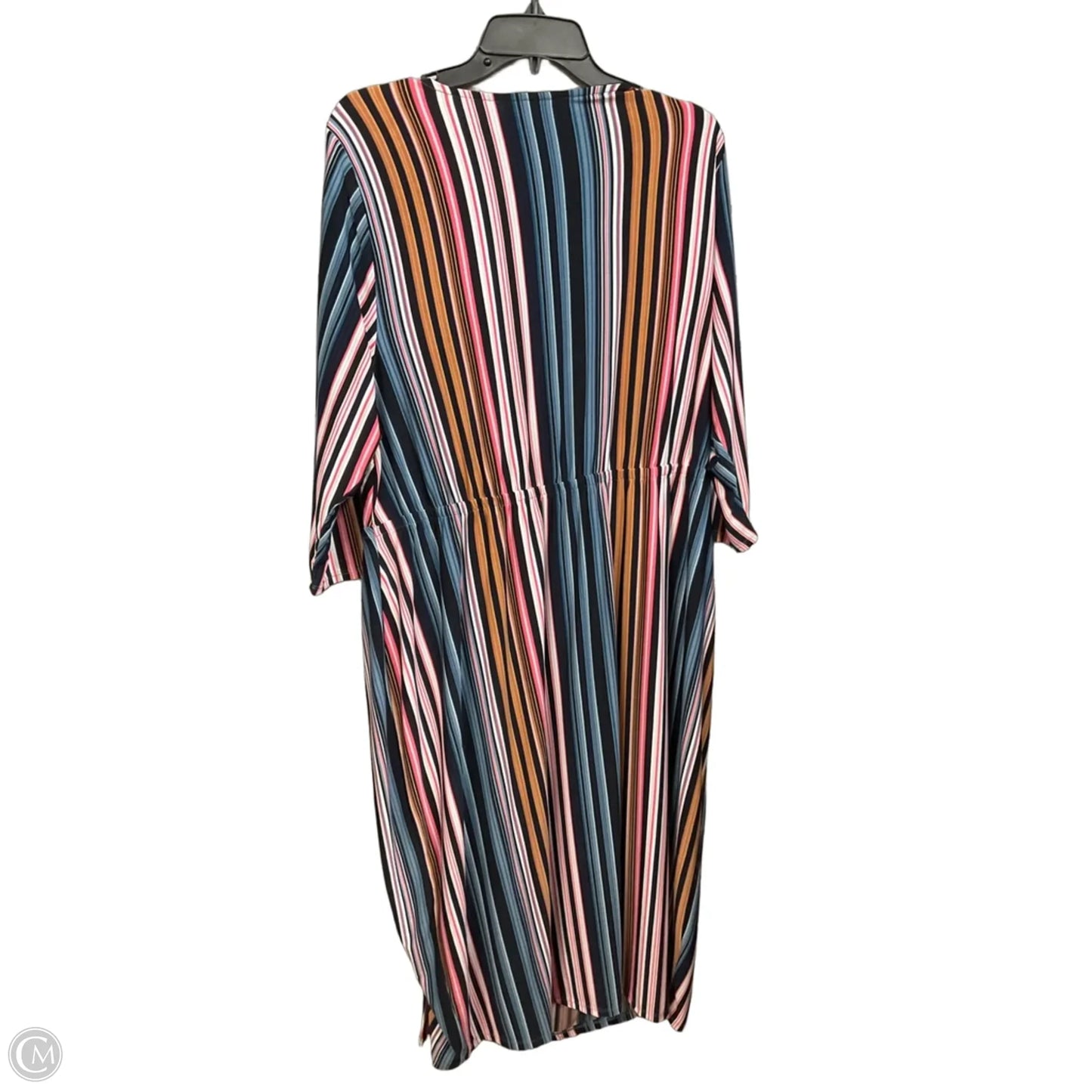 Dress Casual Midi By Lane Bryant In Striped Pattern, Size: 3x