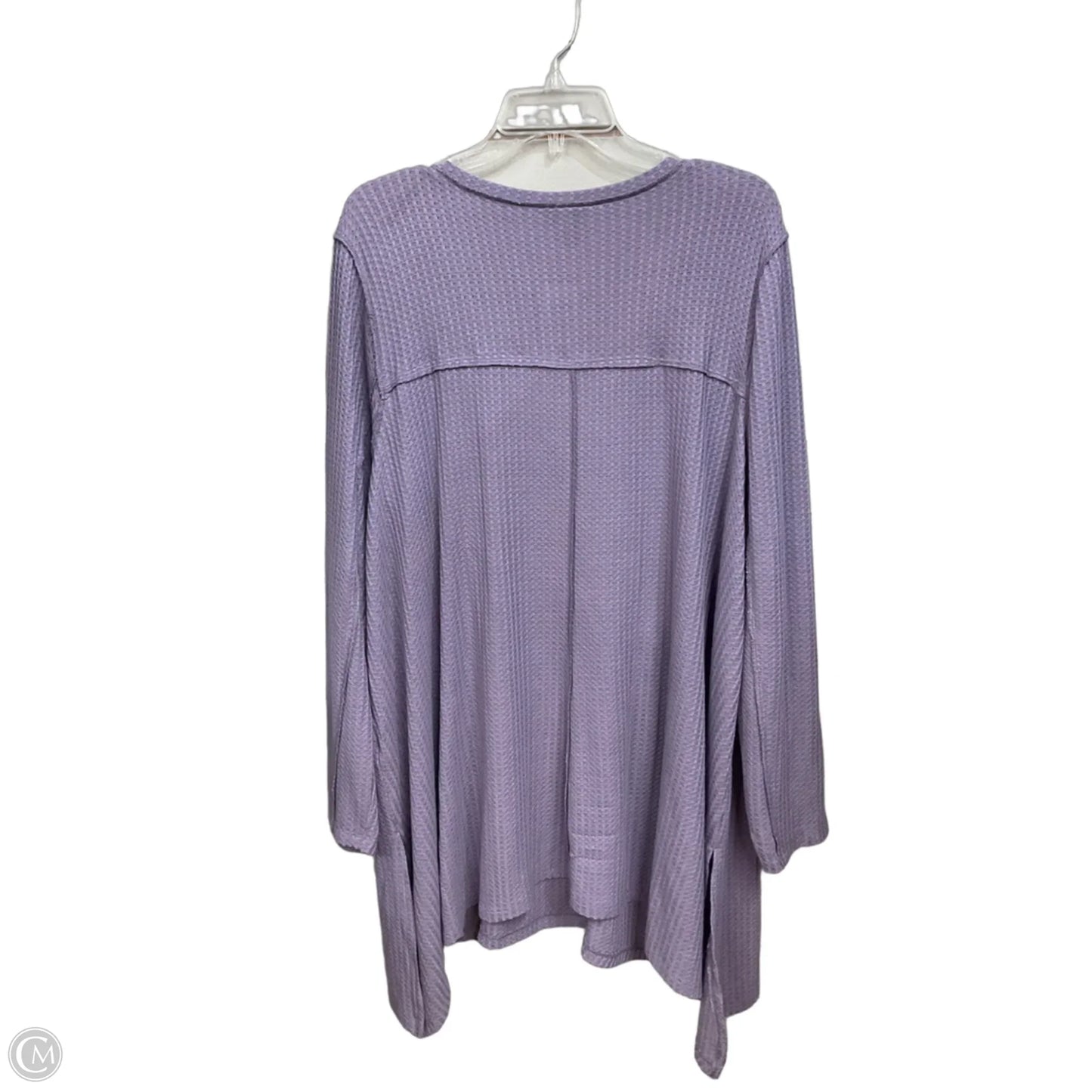 Top Long Sleeve By Torrid In Purple, Size: 4x