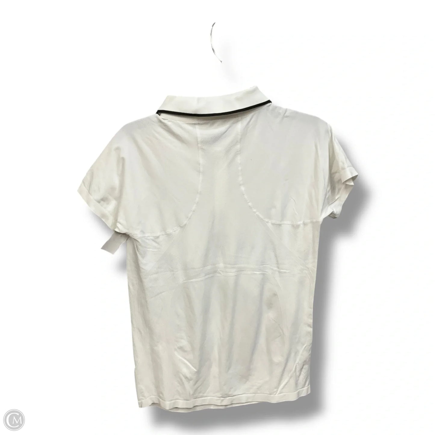 Athletic Top Short Sleeve By Athleta In White, Size: Xl