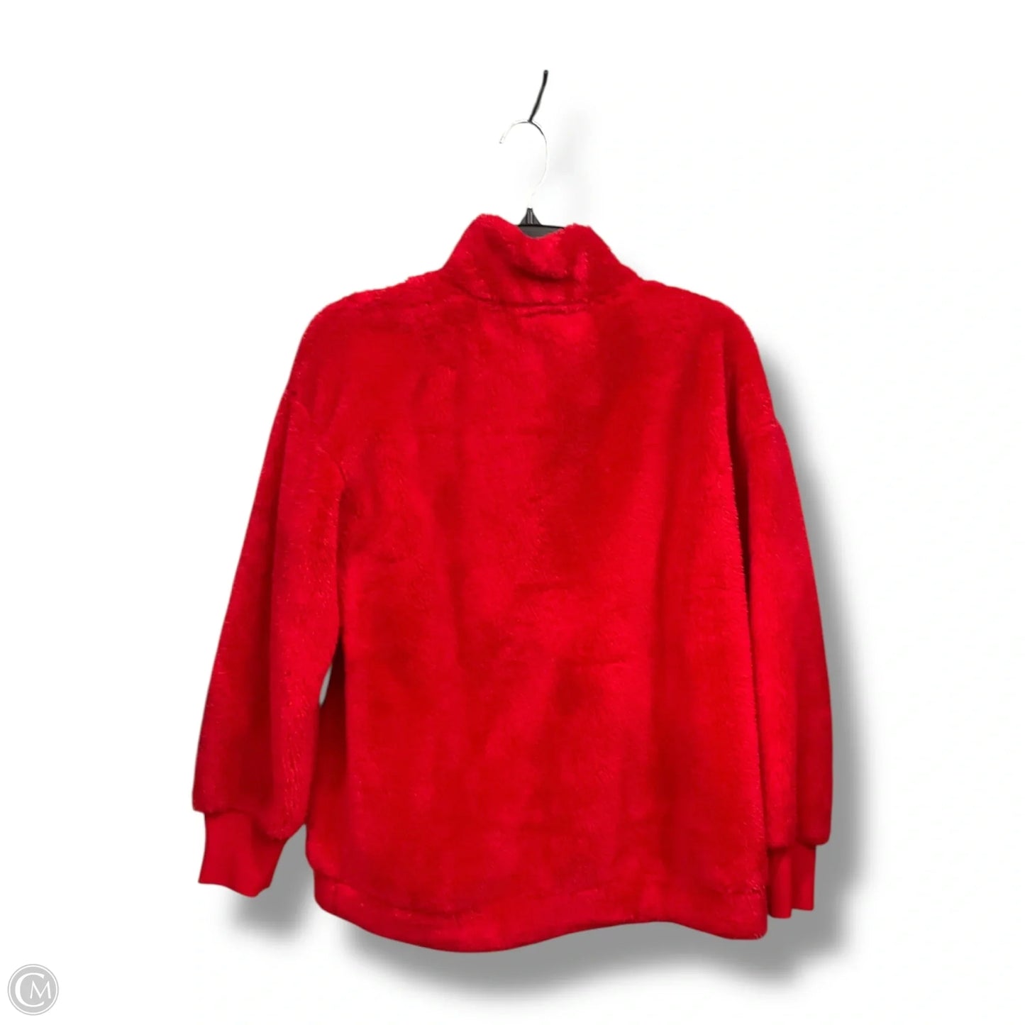Sweatshirt Collar By Loft In Red, Size: S