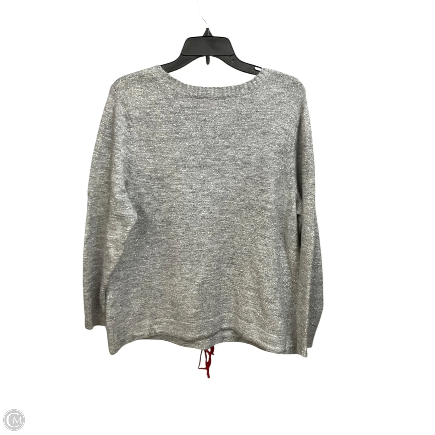 Sweater By Cj Banks In Grey, Size: Xl