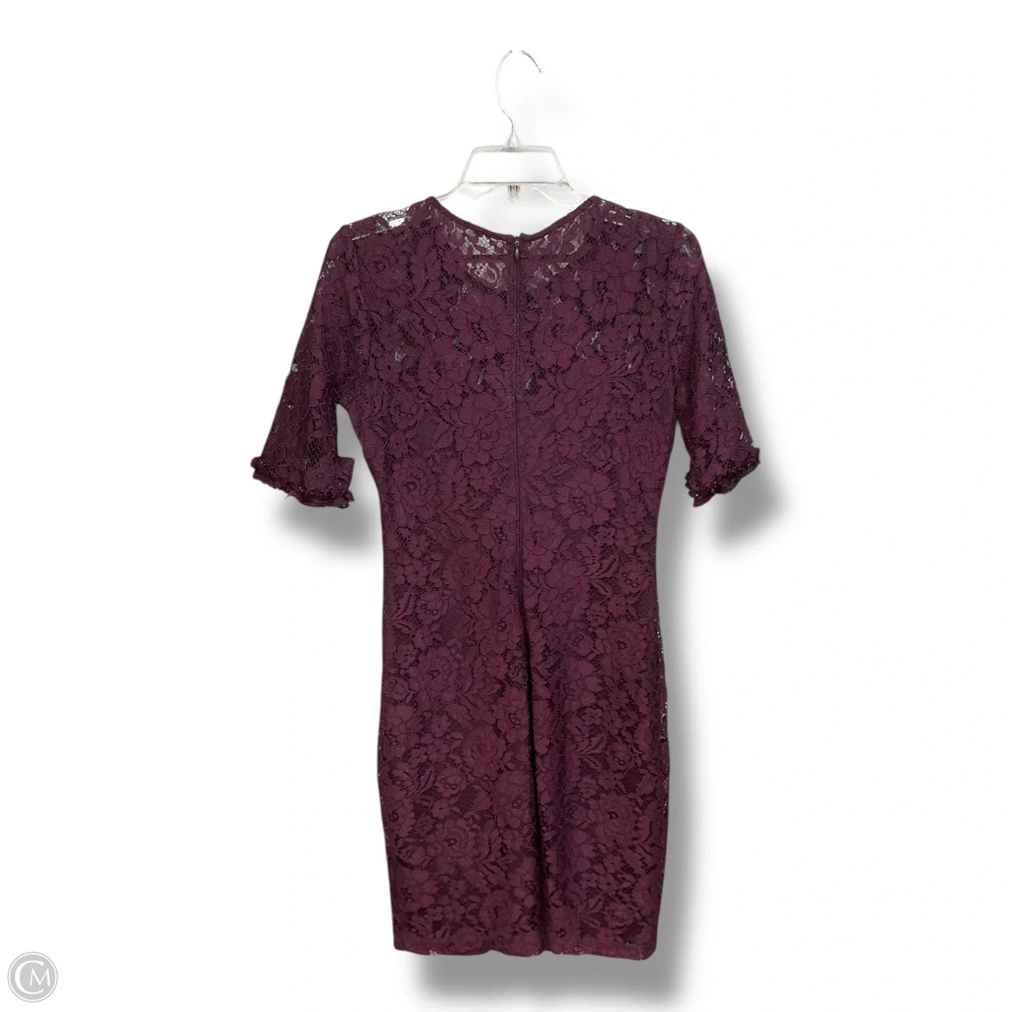 Dress Party Midi By Calvin Klein In Purple, Size: S