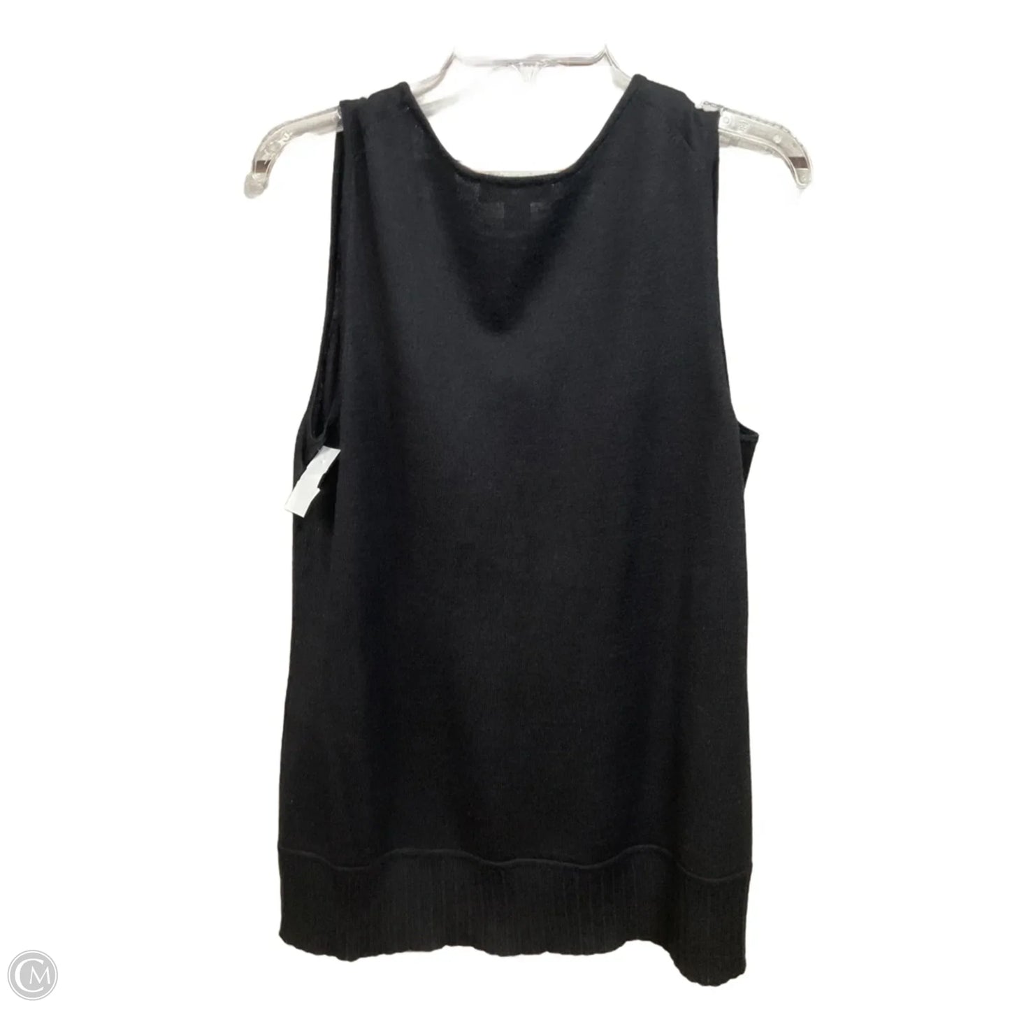 Top Sleeveless By Coldwater Creek In Black, Size: Xl