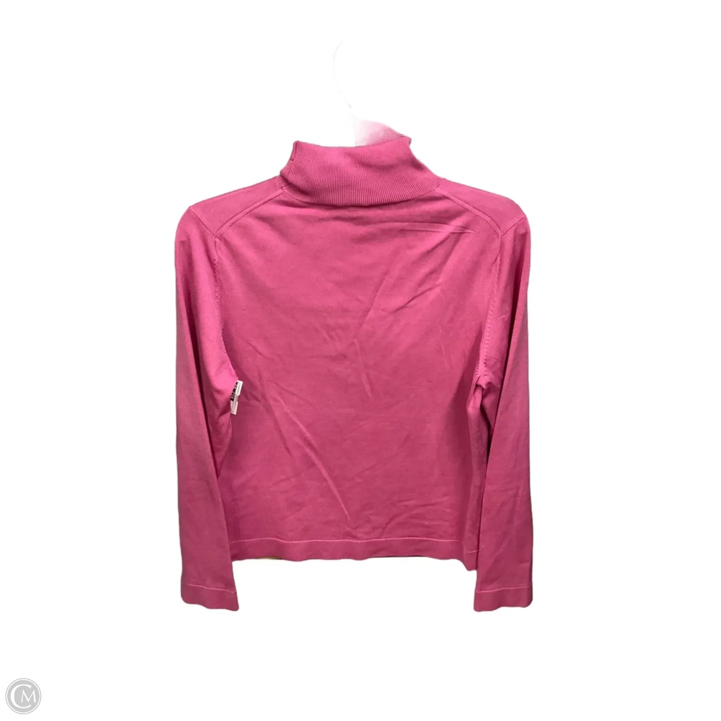 Top Long Sleeve By Ann Taylor In Pink, Size: L