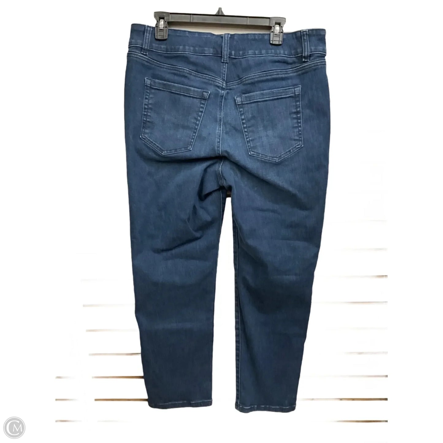 Jeans Straight By Lane Bryant In Blue Denim, Size: 16