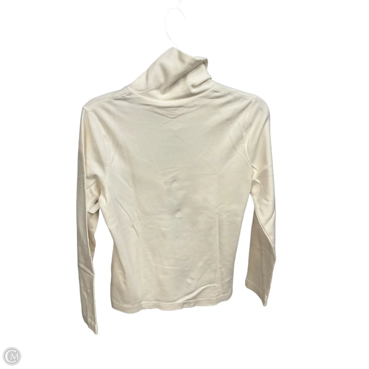 Top Long Sleeve By Croft And Barrow In Cream, Size: M