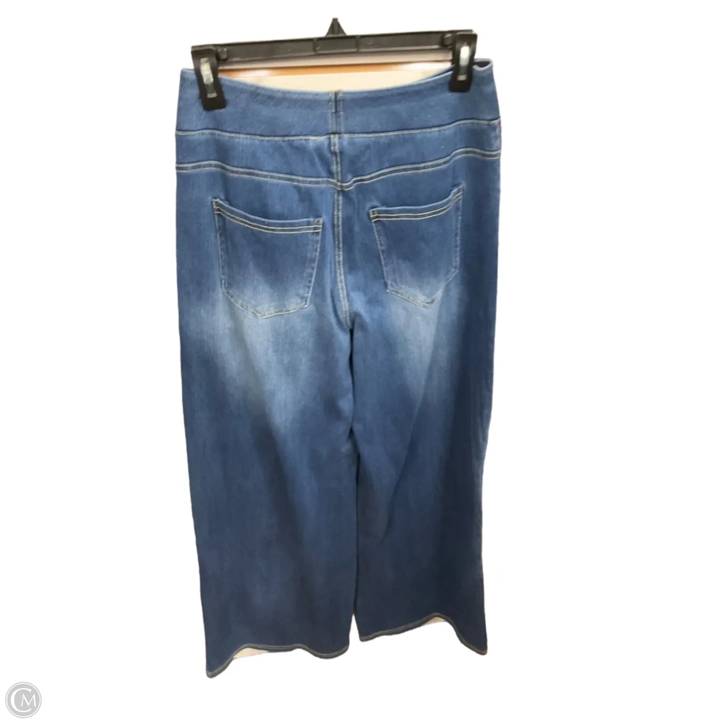 Jeans Wide Leg By Halara In Blue Denim, Size: 8l