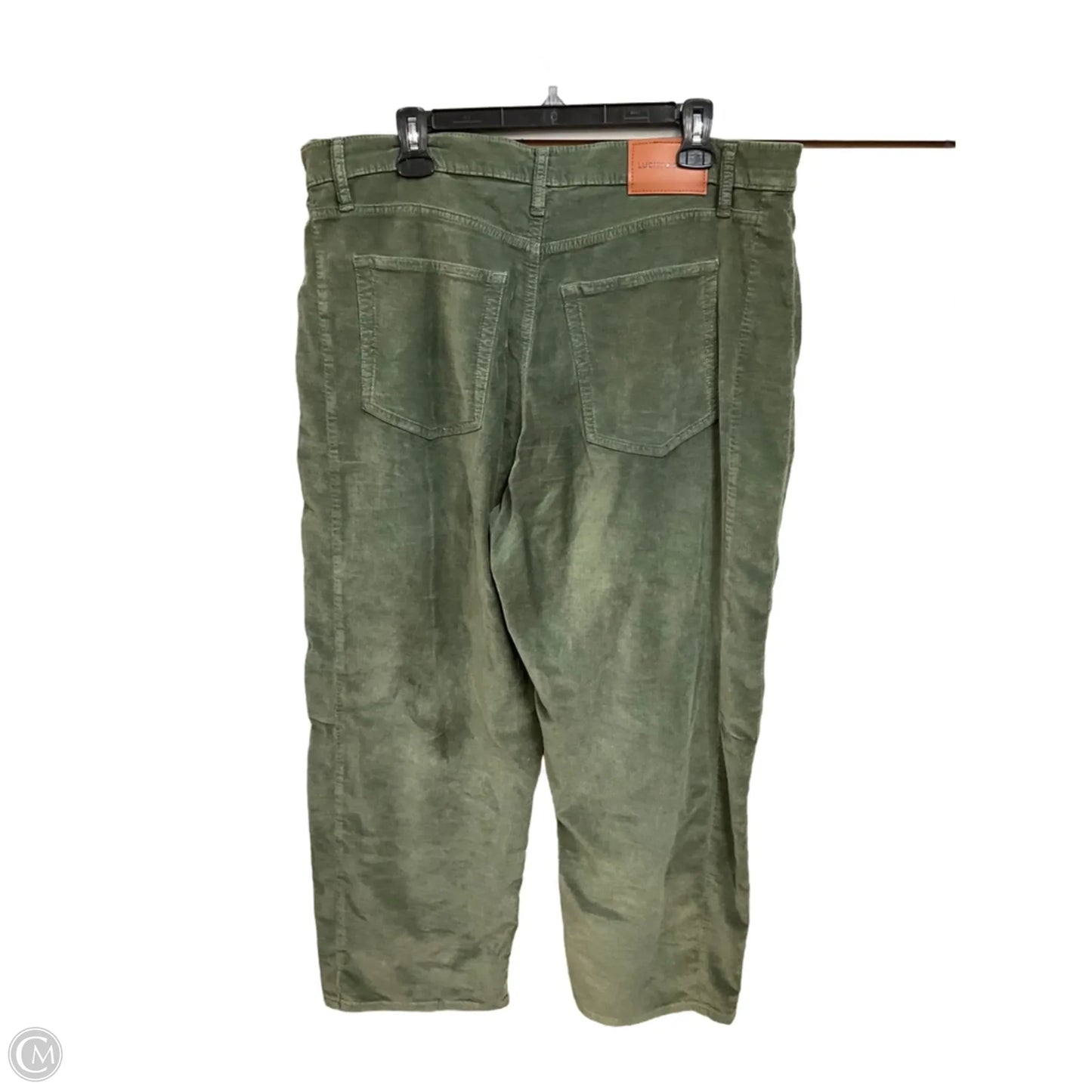 Pants Corduroy By Lucky Brand In Green, Size: 14