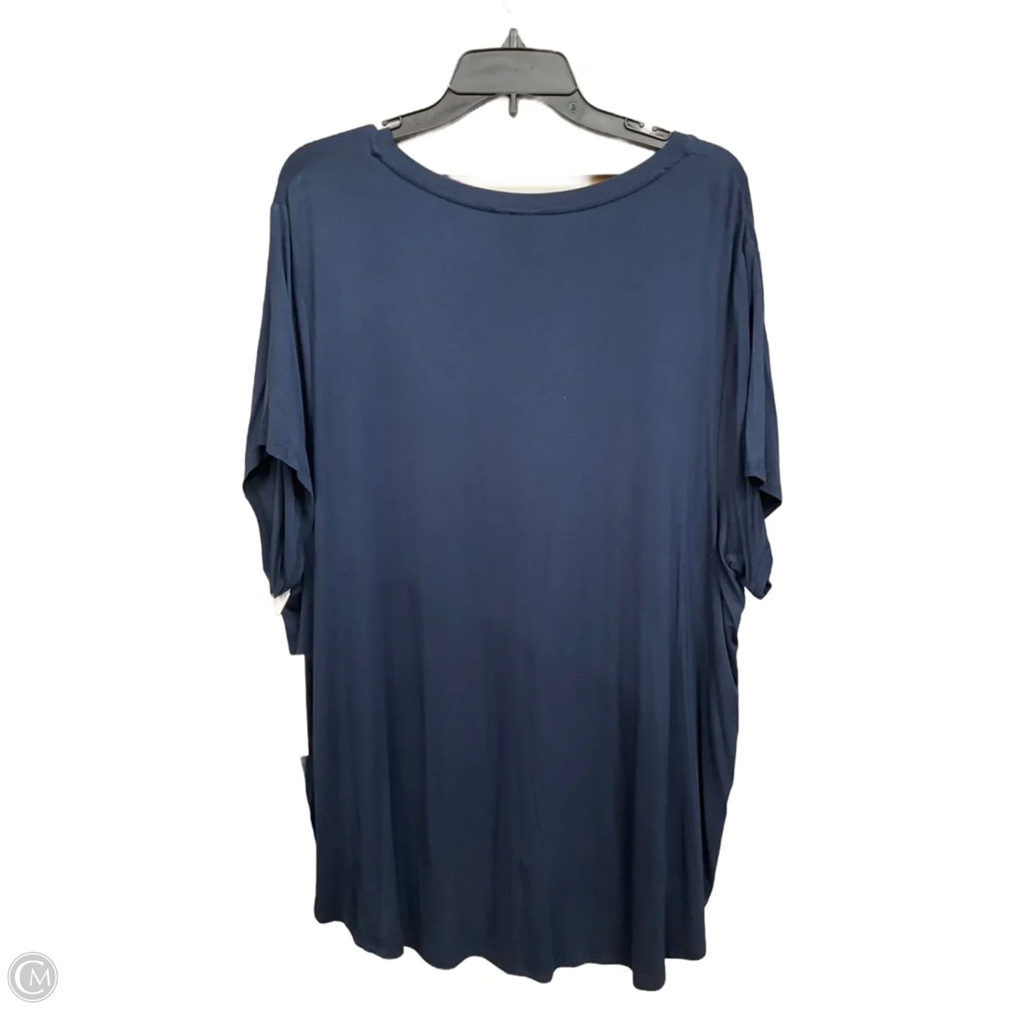 Top Short Sleeve By Adyson Parker In Navy, Size: 3x