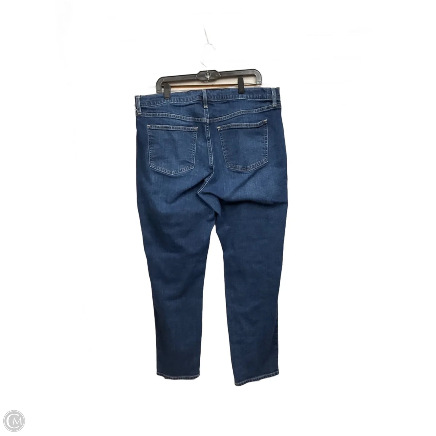 Jeans Straight By Old Navy In Black Denim, Size: 16l