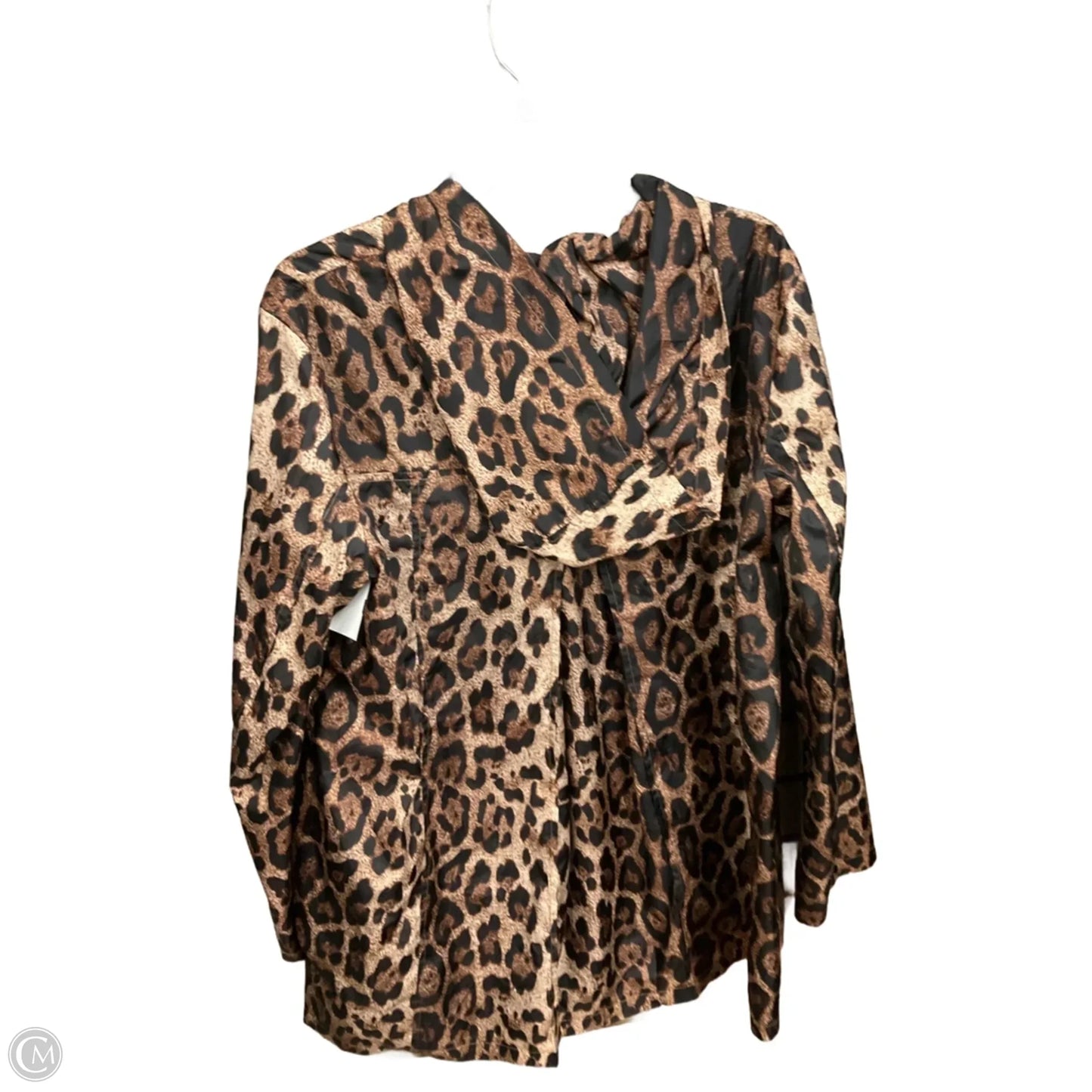Jacket Windbreaker By Cme In Animal Print, Size: Xl