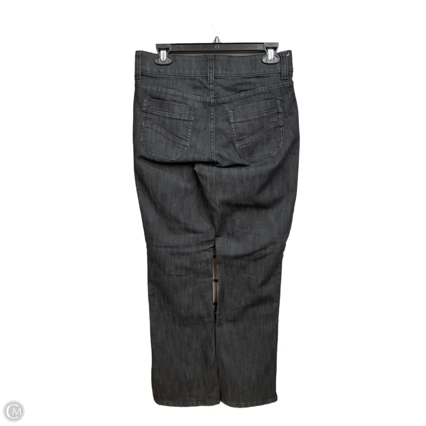 Jeans Wide Leg By Lee In Black Denim, Size: 6
