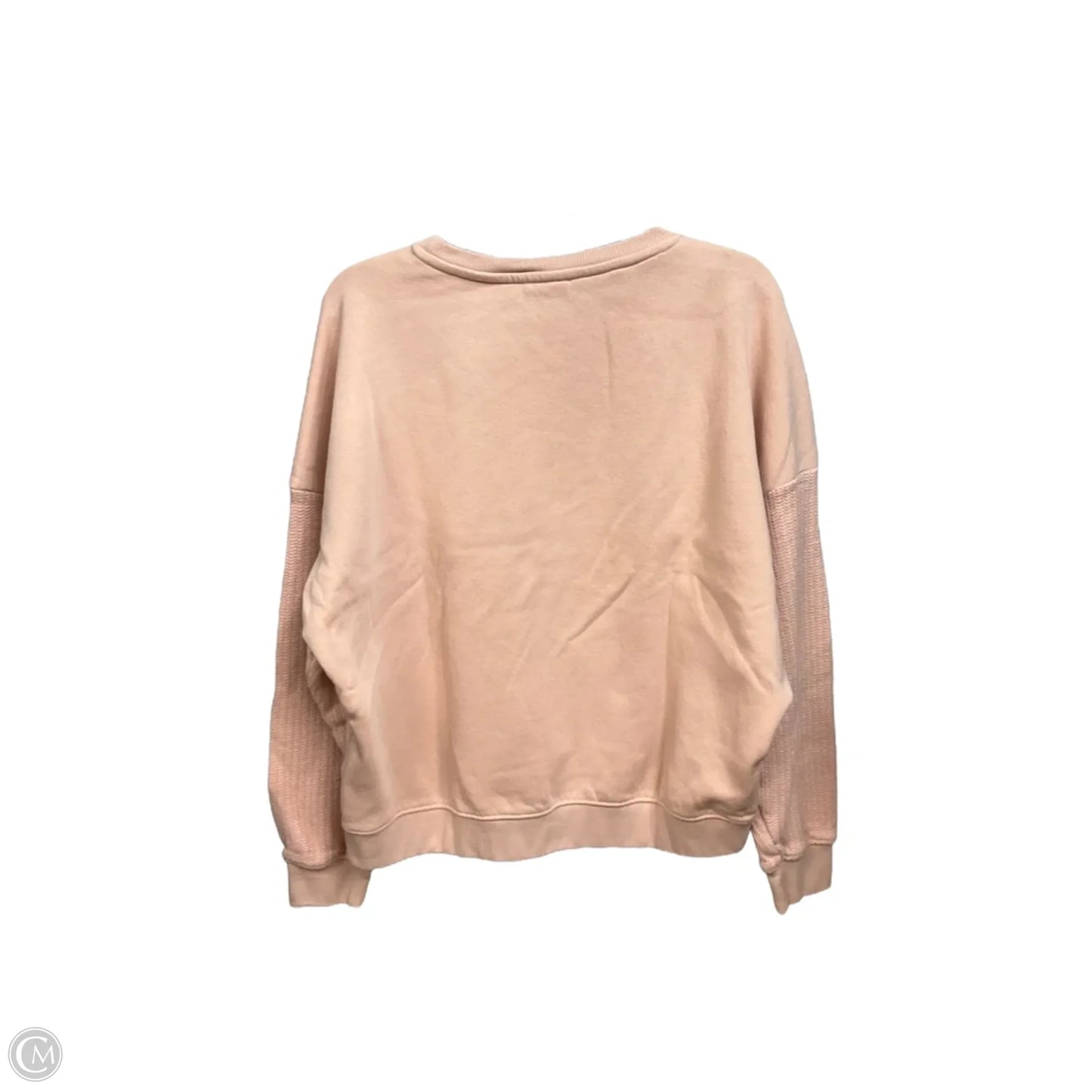 Sweatshirt Crewneck By Pilcro In Pink, Size: M
