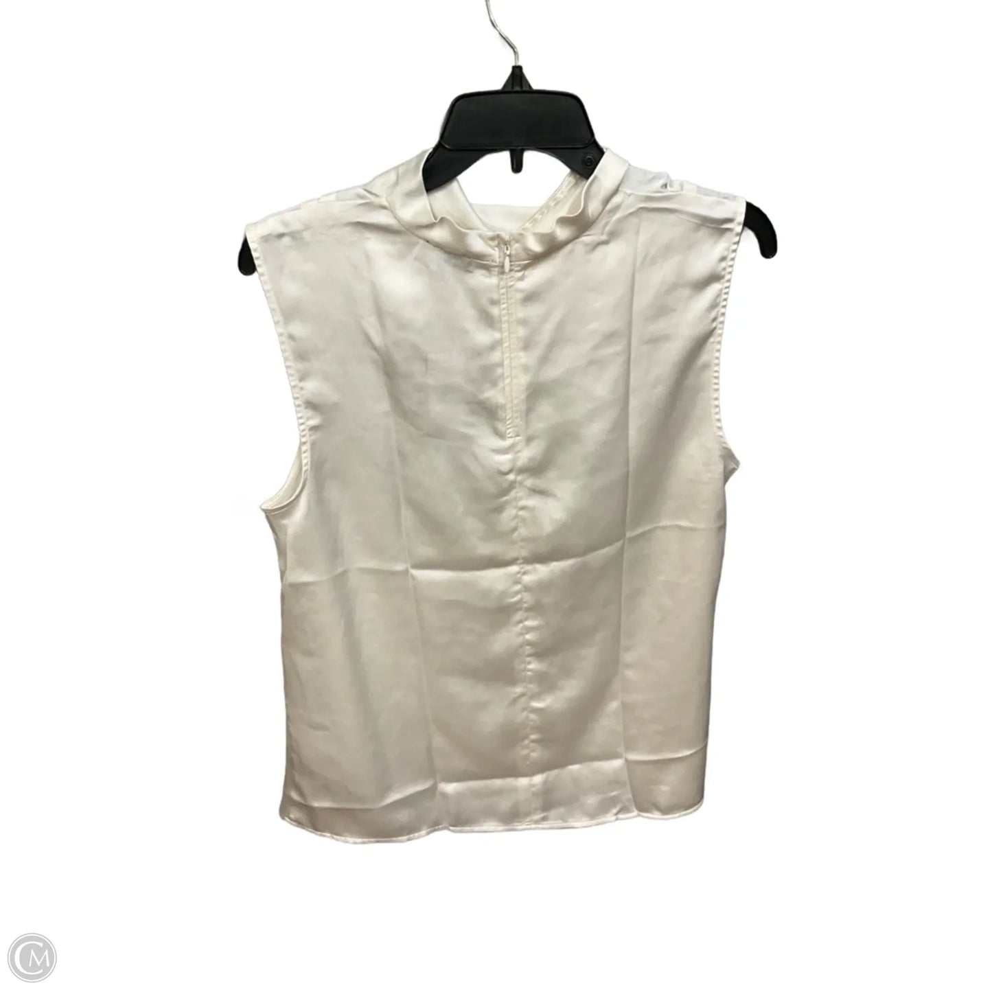 Top Sleeveless By Ann Taylor In Cream, Size: M