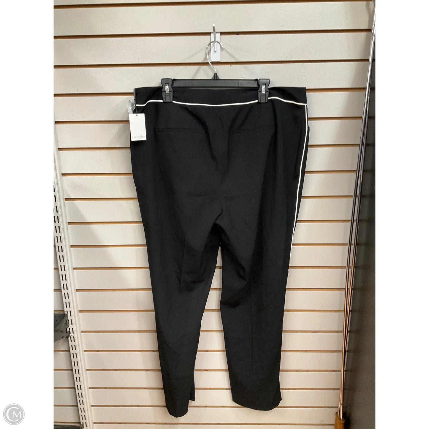 Pants Dress By Calvin Klein In Black & White, Size: 16