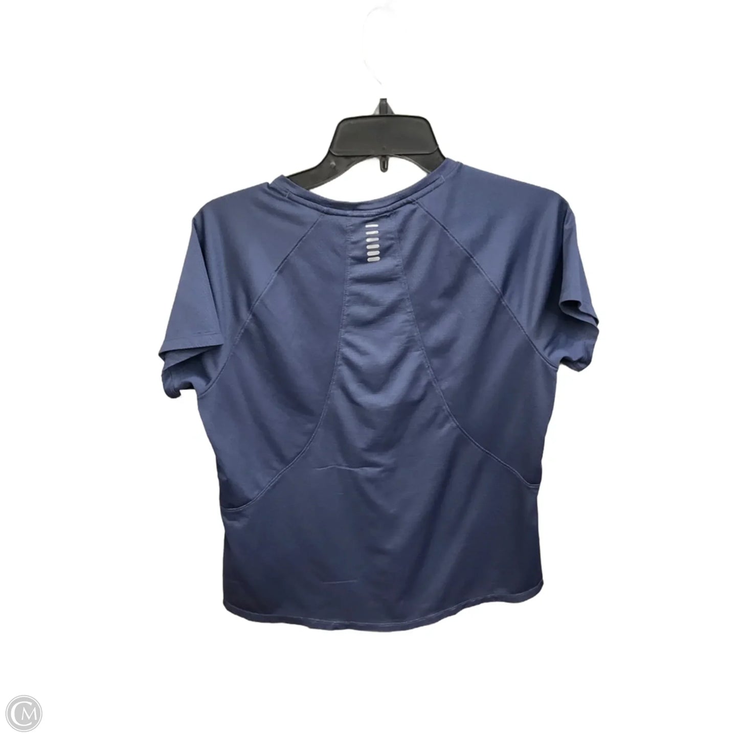 Athletic Top Short Sleeve By Under Armour In Blue, Size: L