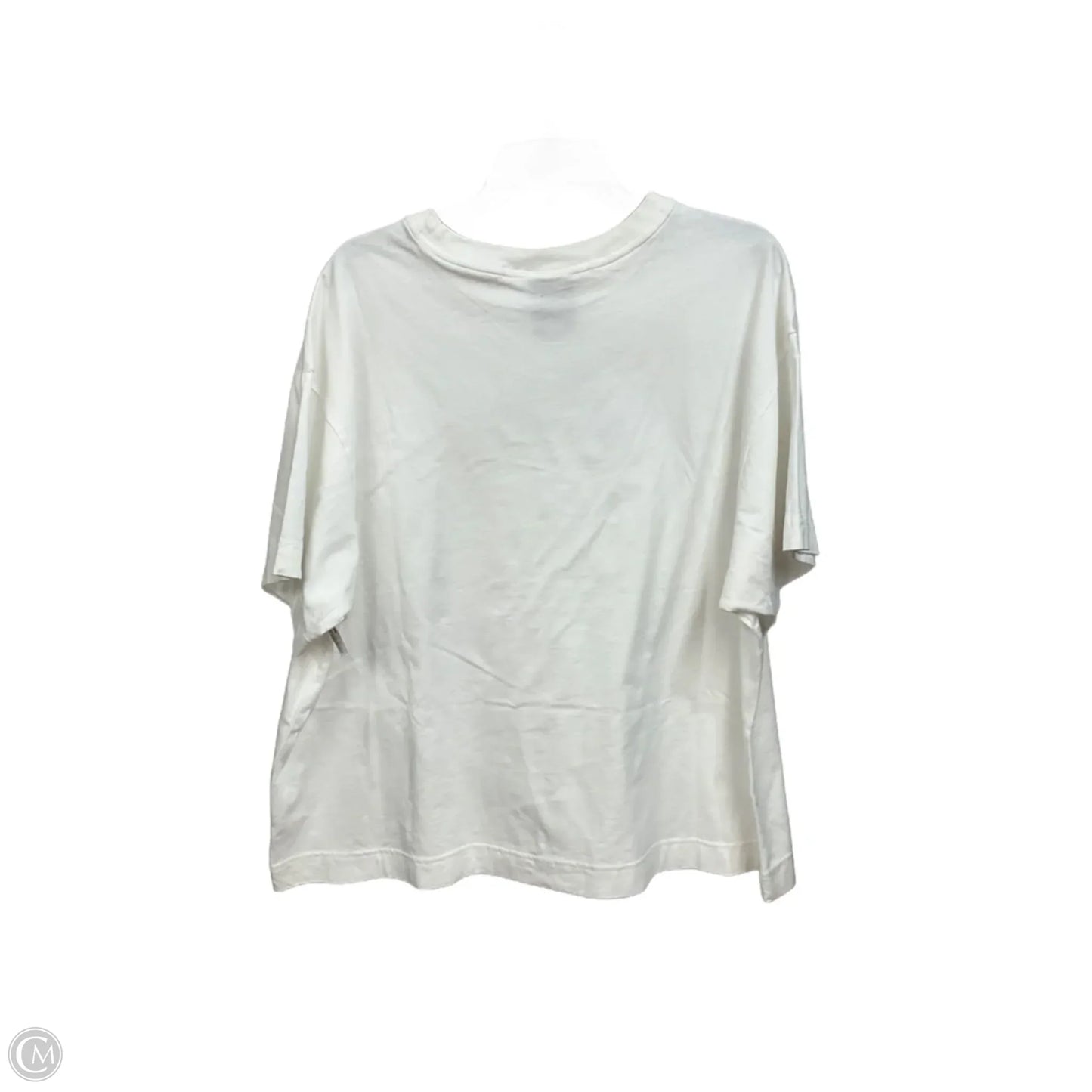 Top Short Sleeve Basic By Nike Apparel In White, Size: 1x