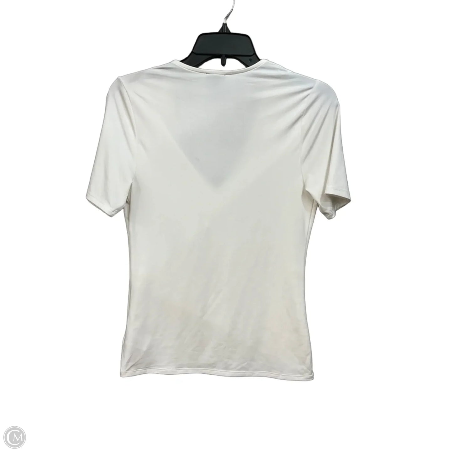 Top Short Sleeve By Express In White, Size: M