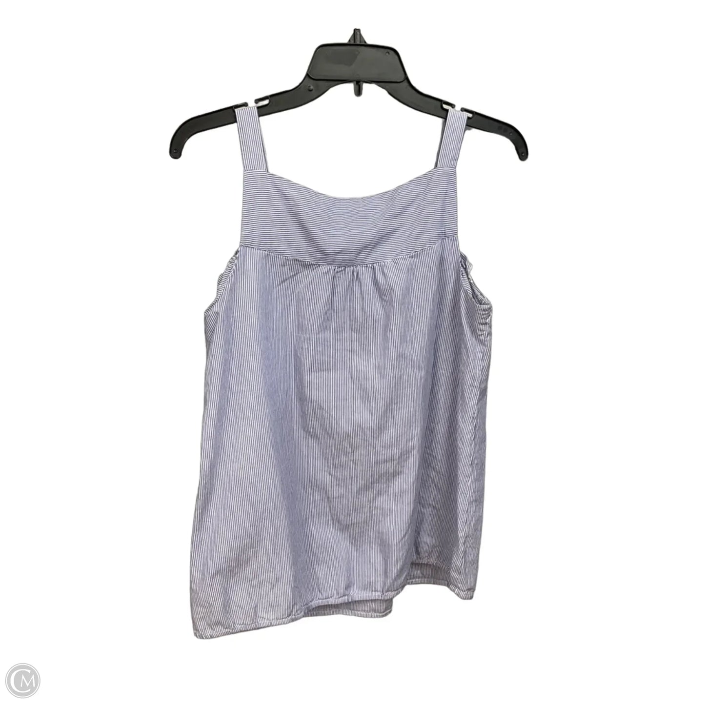 Top Sleeveless By Loft In Striped Pattern, Size: S
