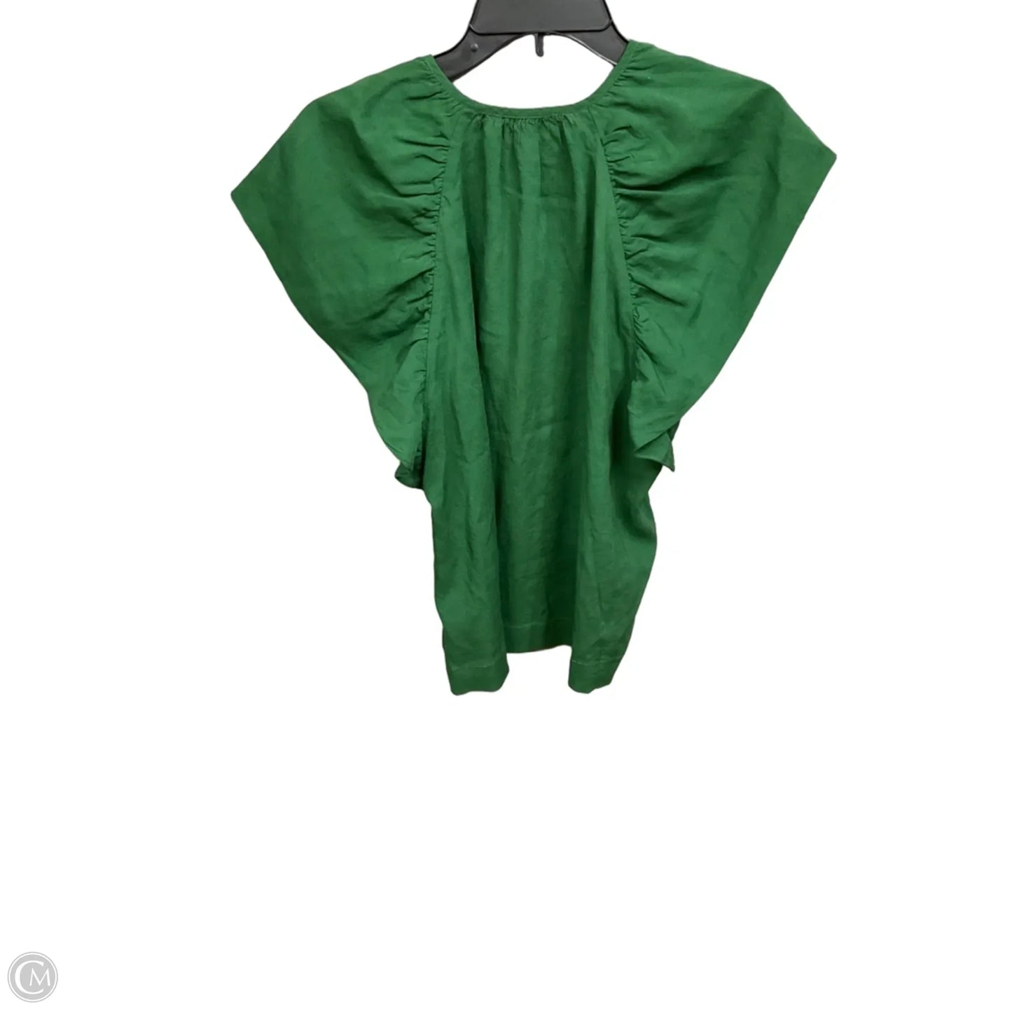 Top Short Sleeve By Cmc In Green, Size: M