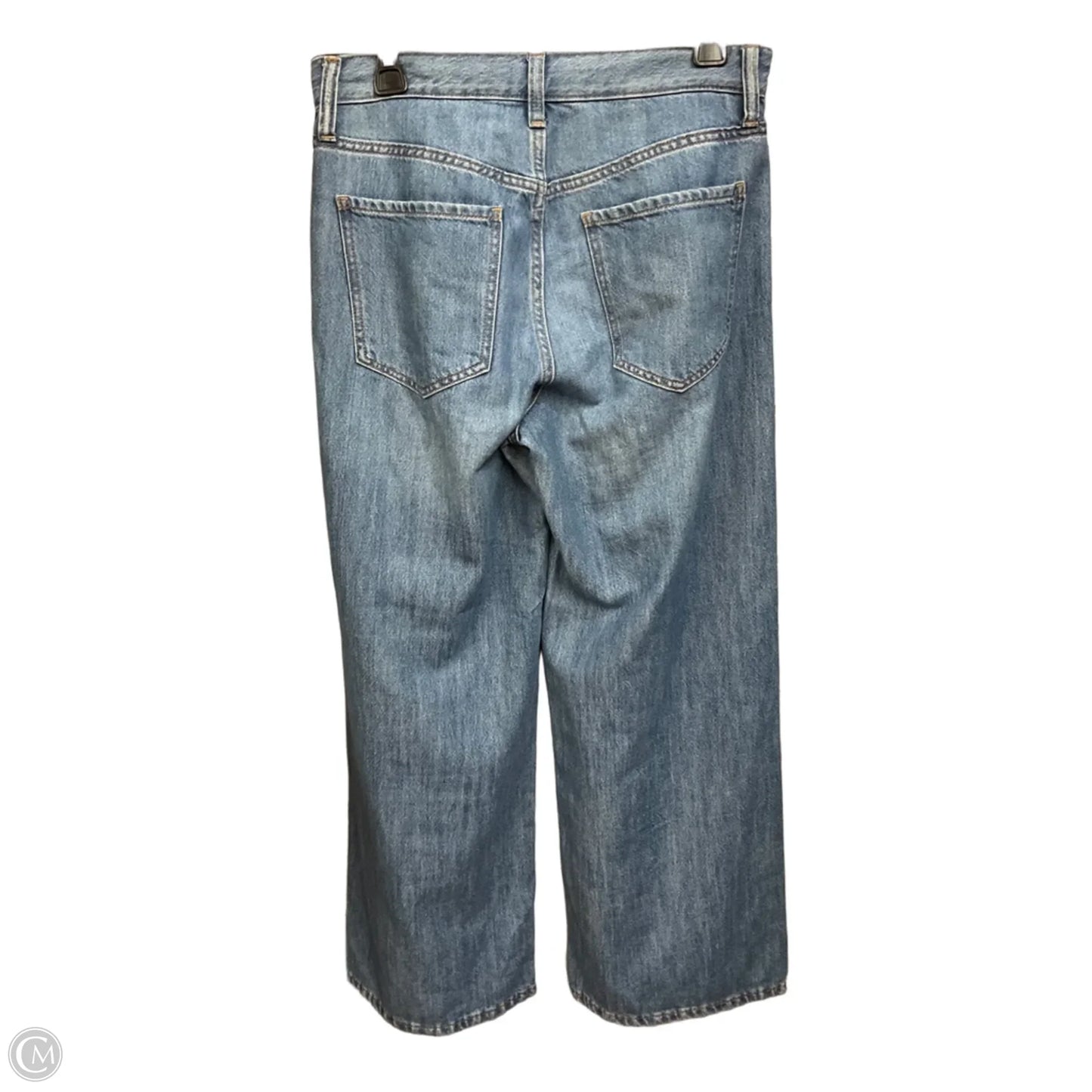 Jeans Wide Leg By Banana Republic In Blue Denim, Size: 6