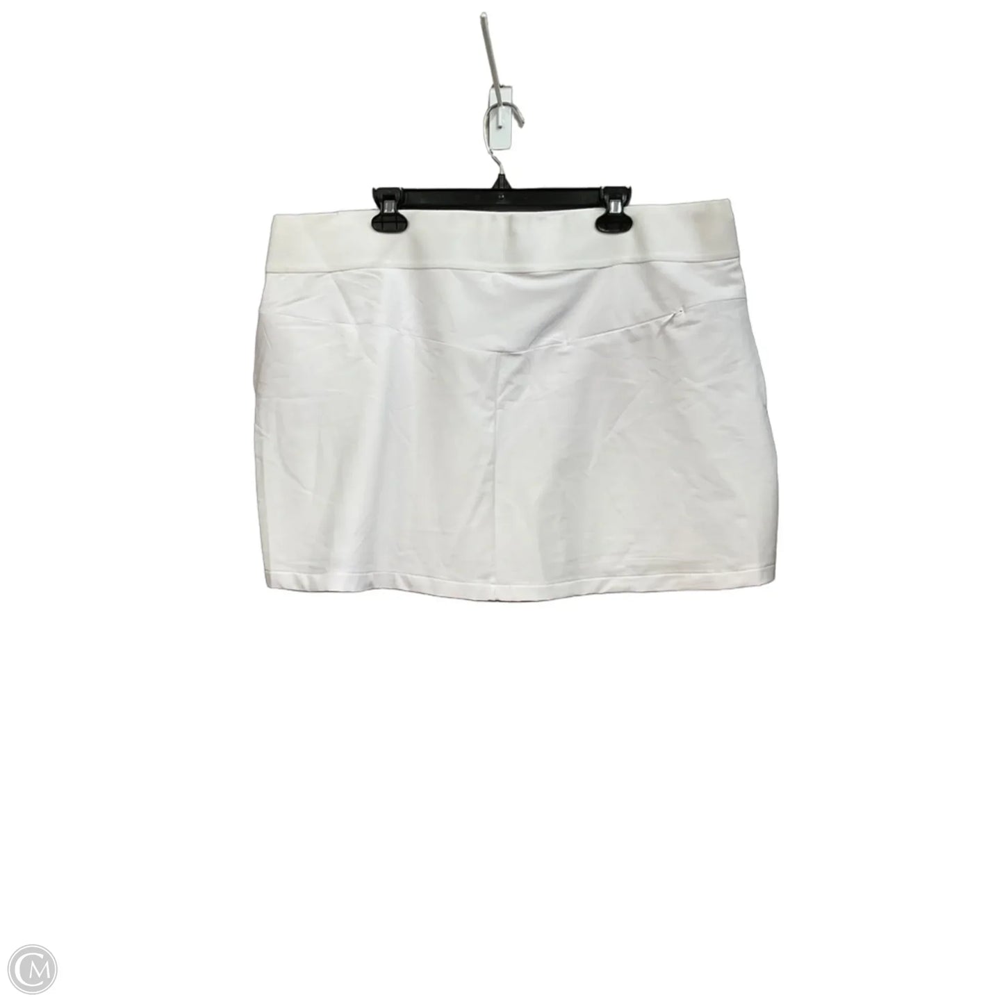 Athletic Skort By Greg Norman In White, Size: Xxl