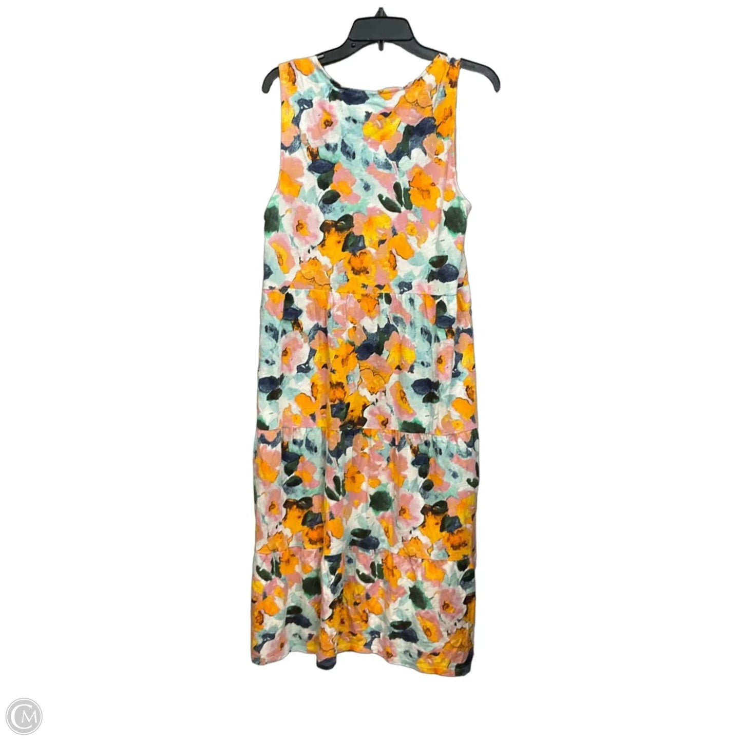 Dress Casual Maxi By D&co. In Orange, Size: M
