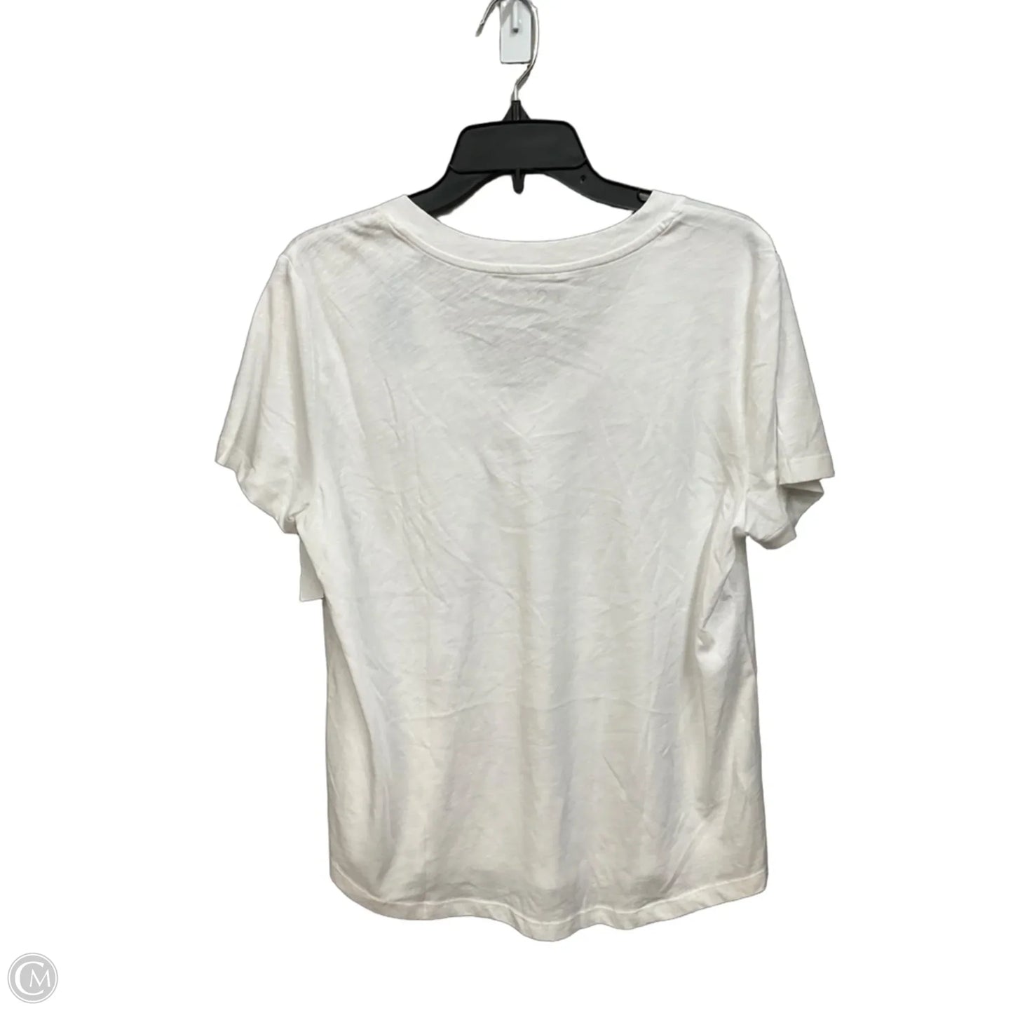 Top Short Sleeve Basic By Loft In White, Size: Xlp
