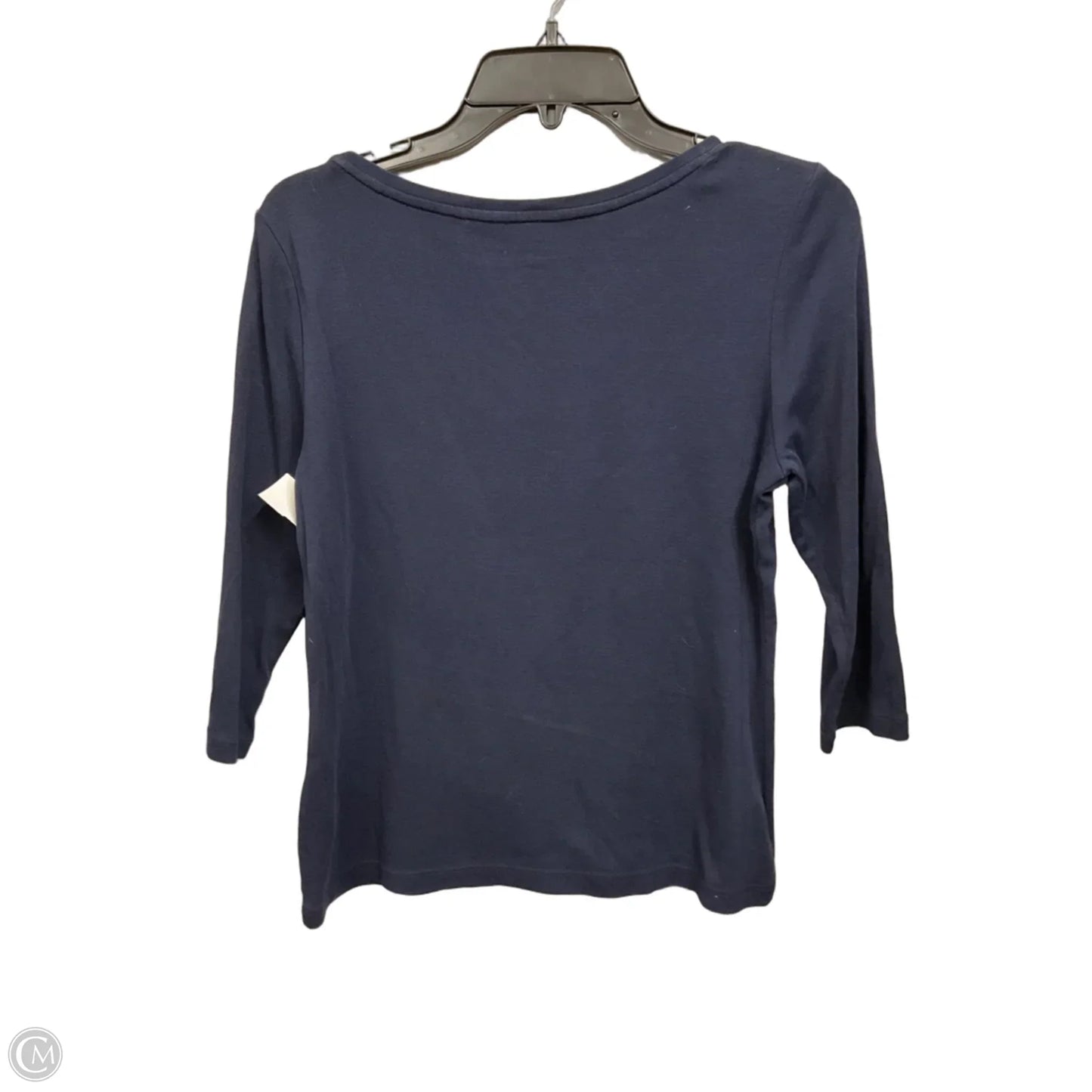 Top Long Sleeve By Talbots In Navy, Size: Mp