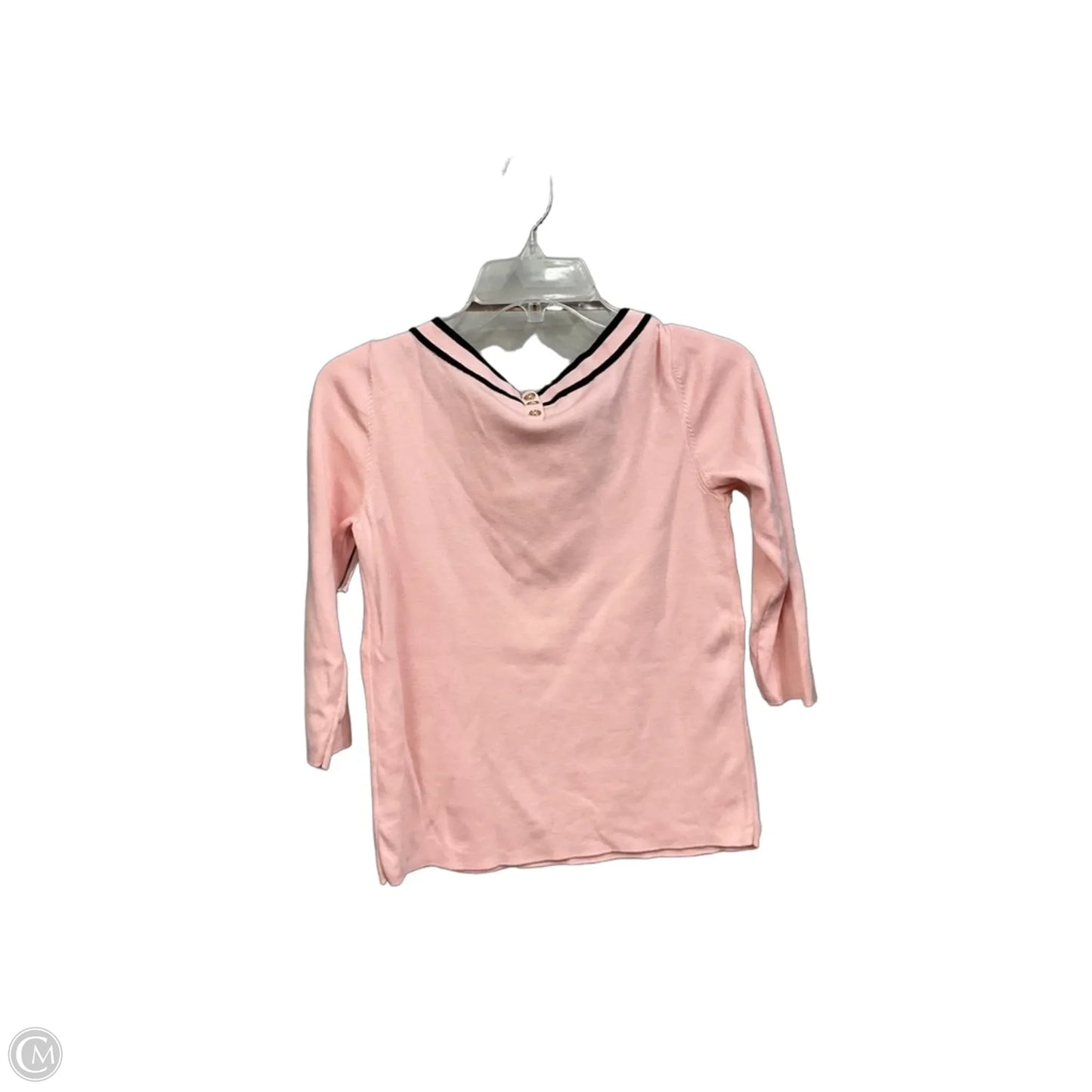 Top 3/4 Sleeve By Talbots In Pink, Size: Mp