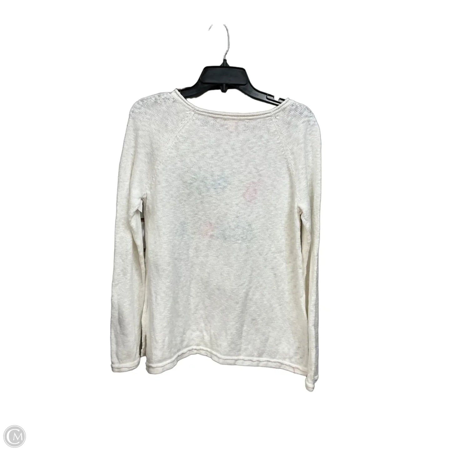 Top Long Sleeve Designer By Lilly Pulitzer In White, Size: M